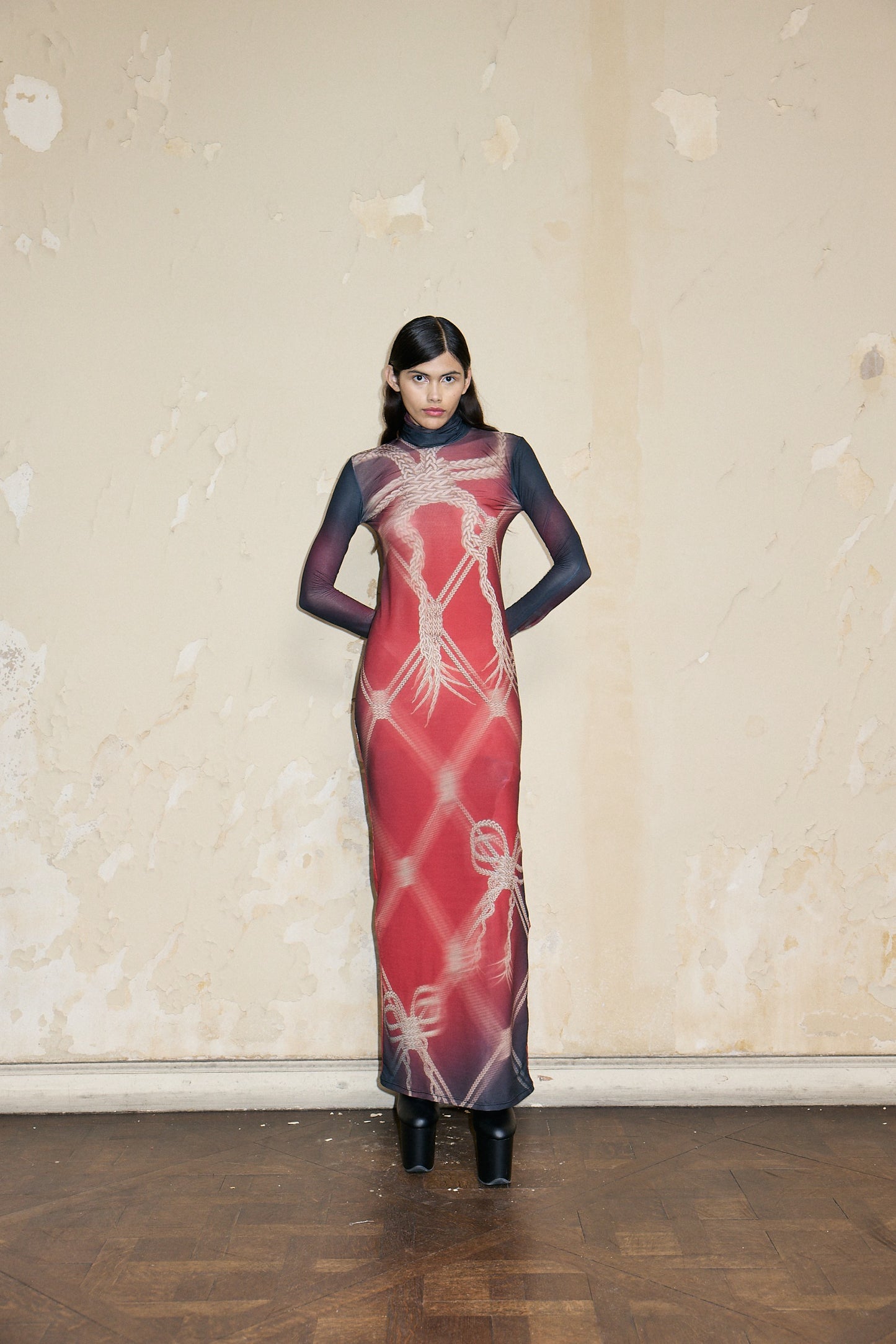 OLAYA DRESS PRINT ROJO