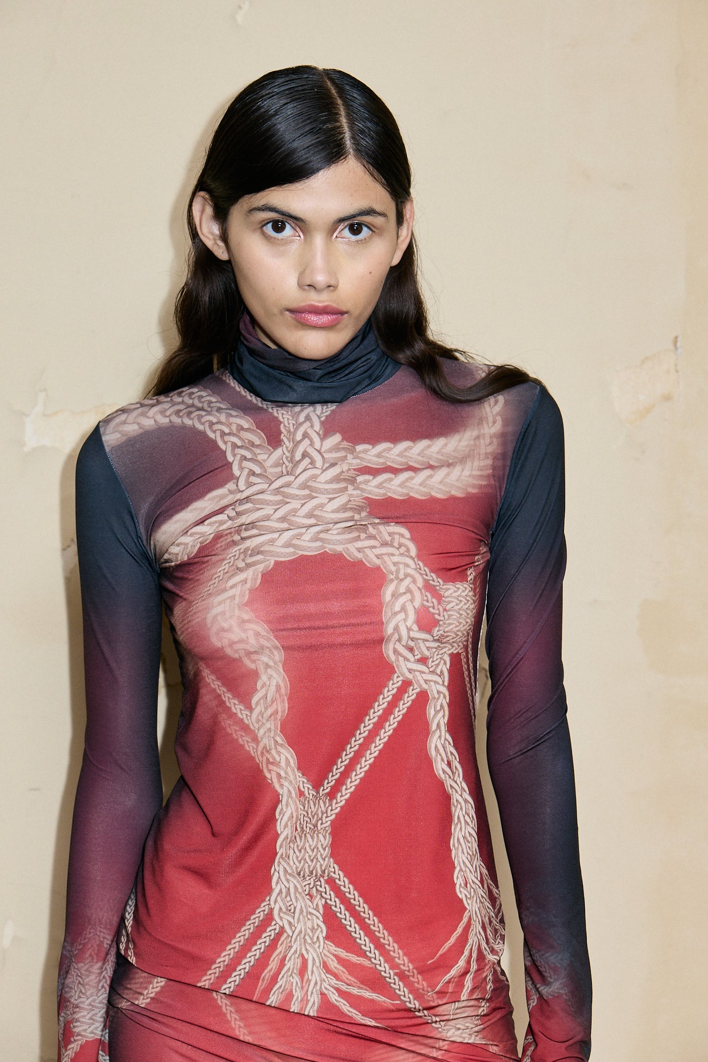 OLAYA DRESS PRINT ROJO