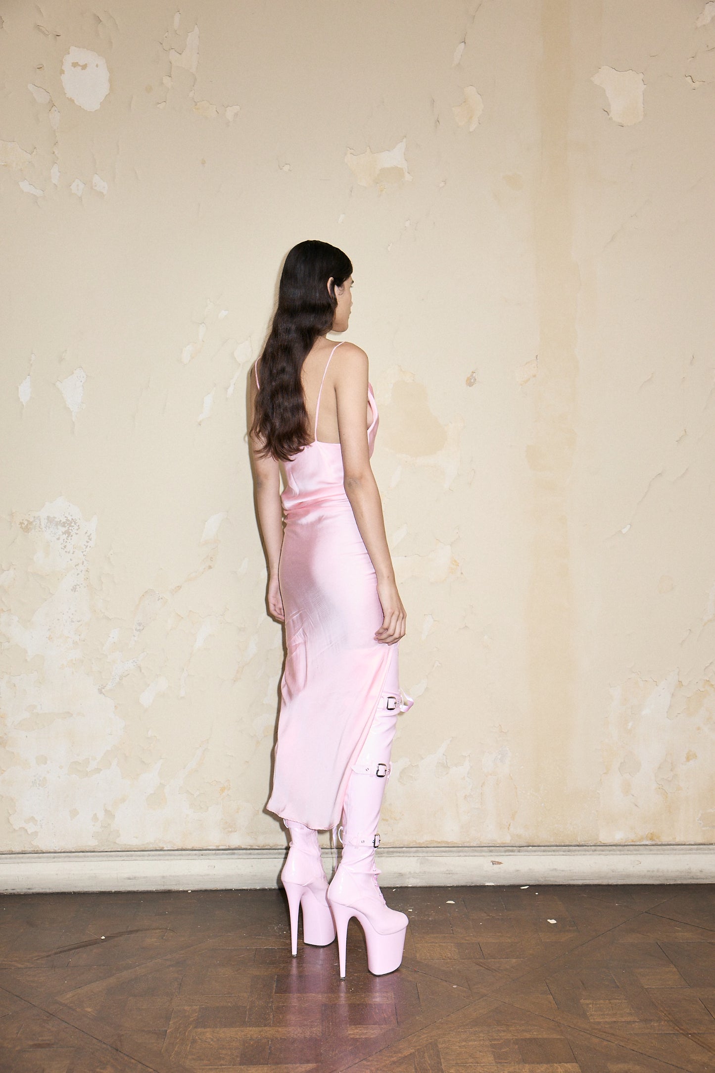 VESTIDO BABY DOLL ROSA