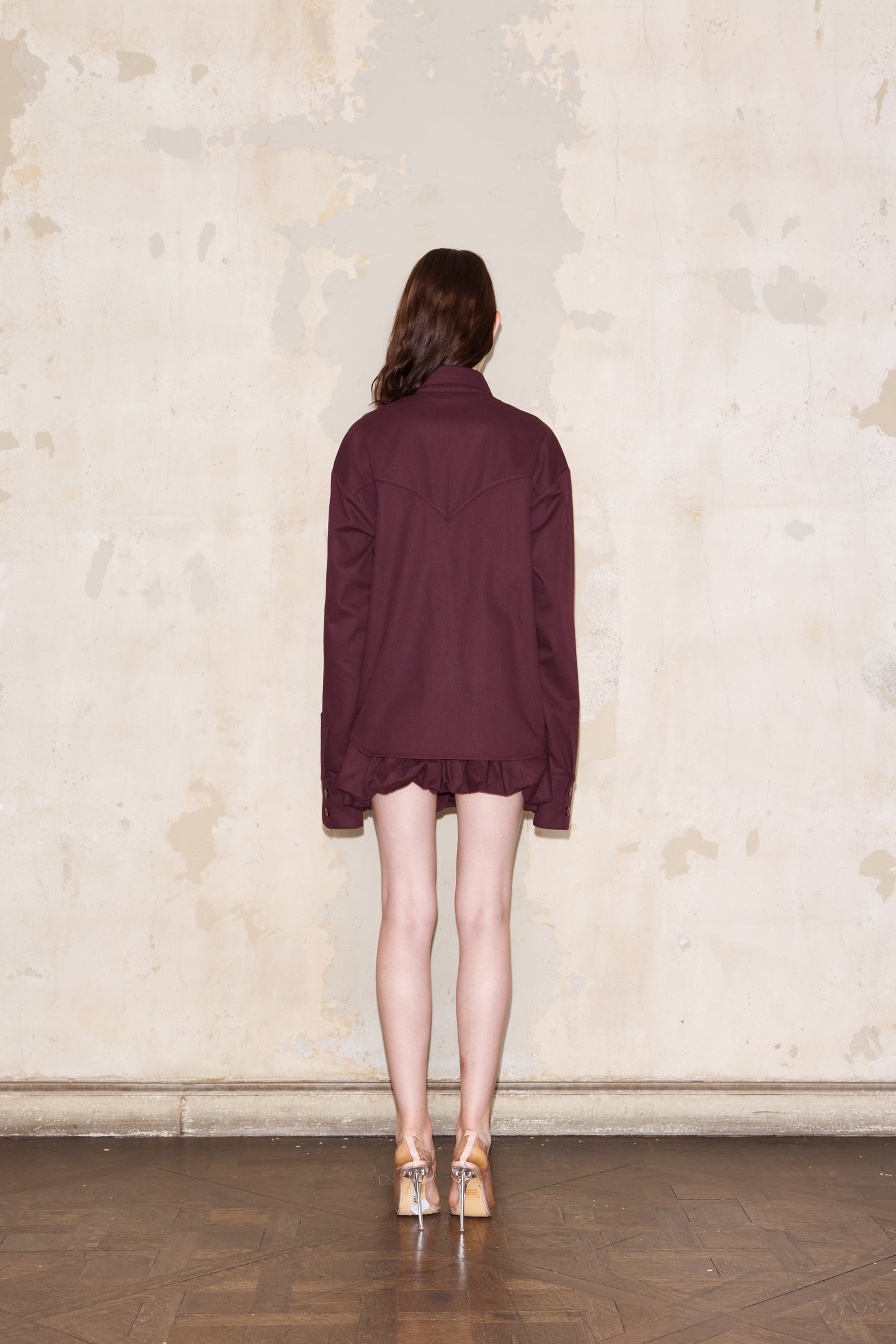 CESPEDES BLOUSE BORDEAUX
