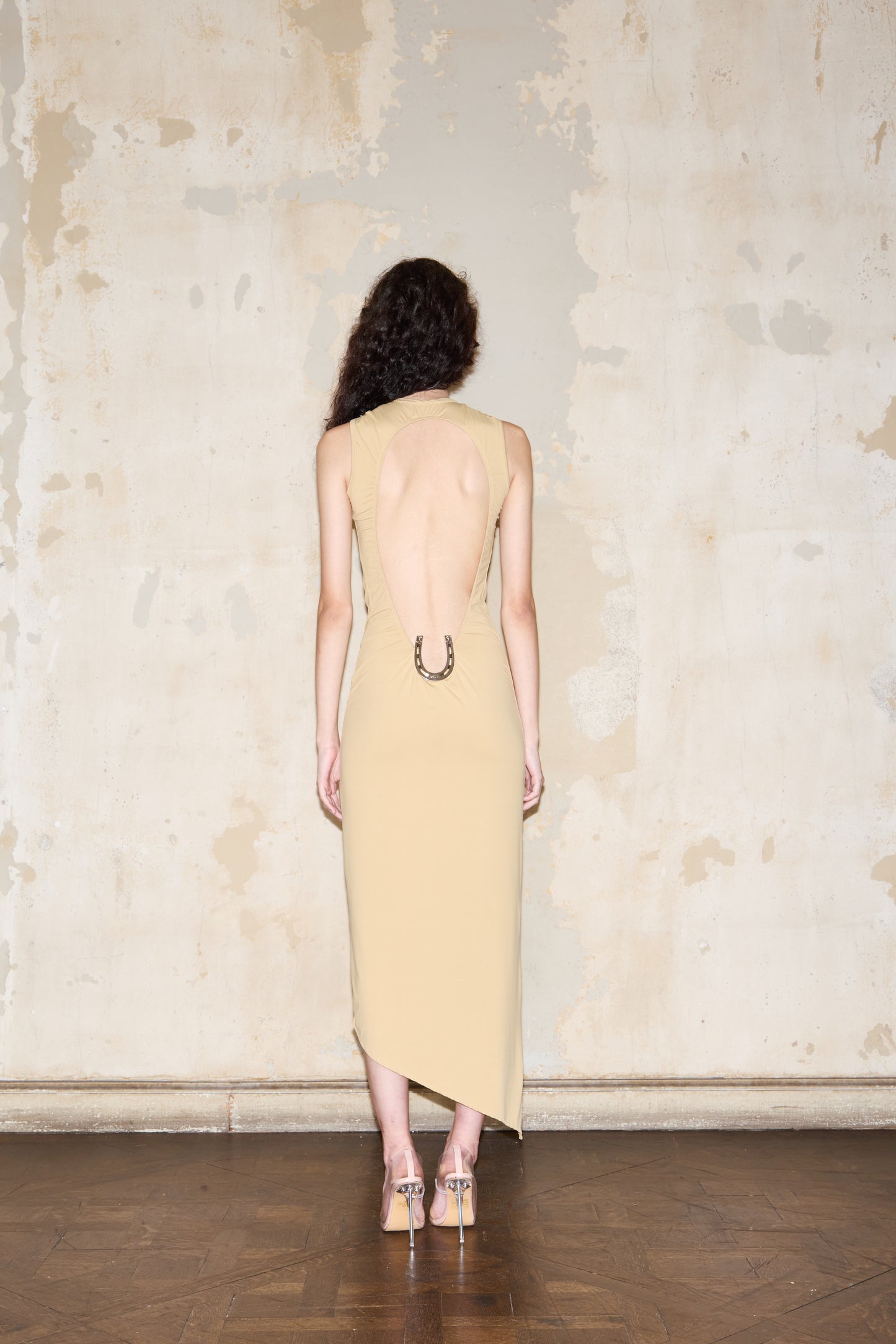 ROMULO DRESS BEIGE *PRE ORDER*