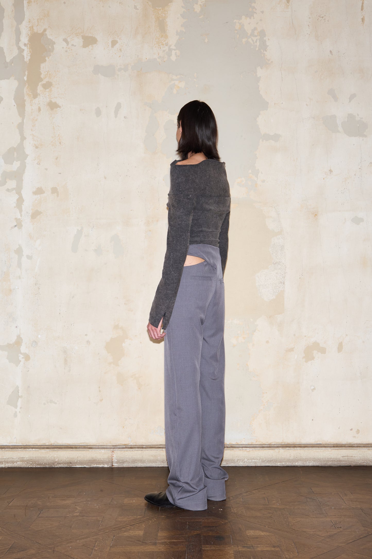 TRIUNVIRATO TOP DENIM NEGRO