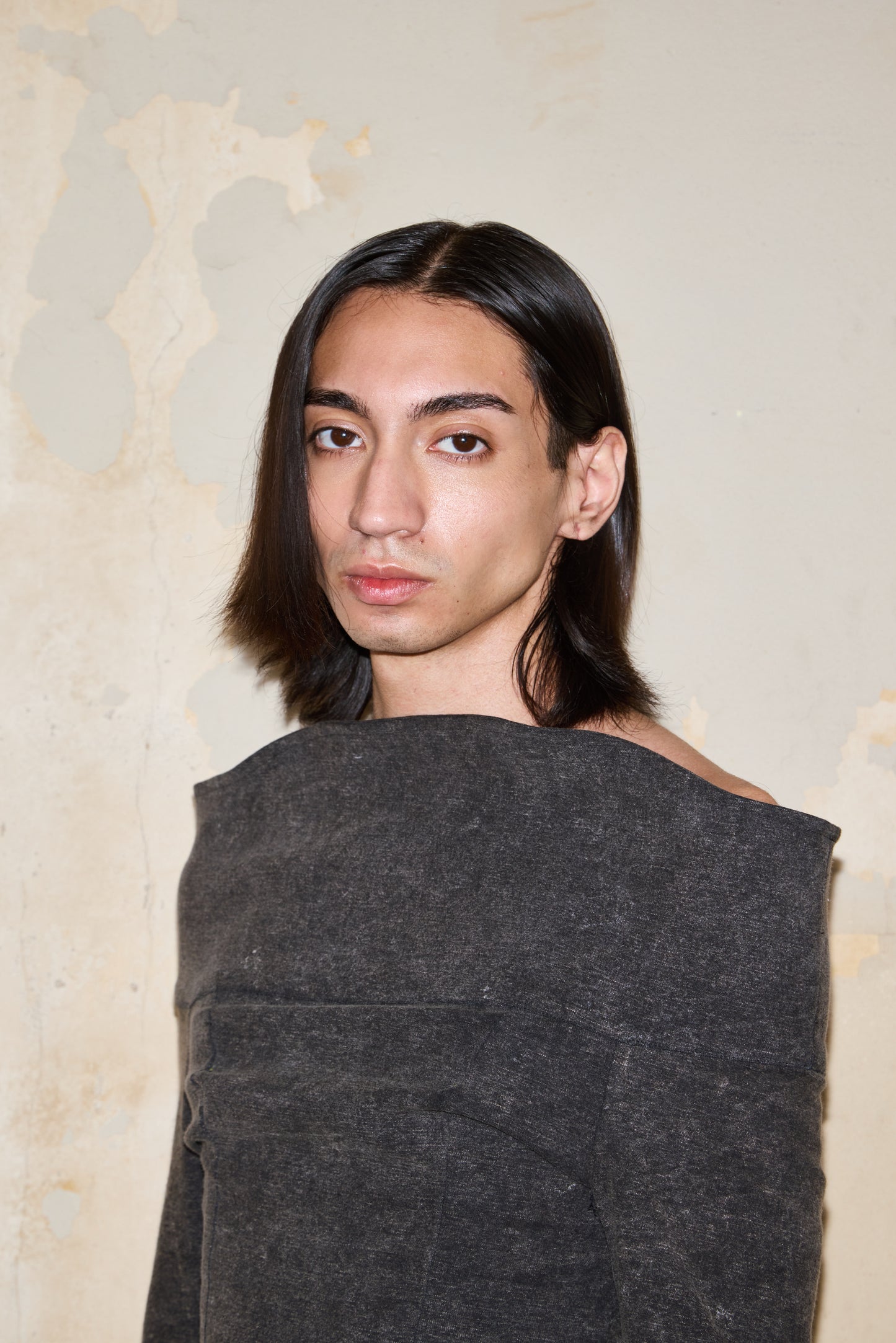 TRIUNVIRATO TOP DENIM NEGRO