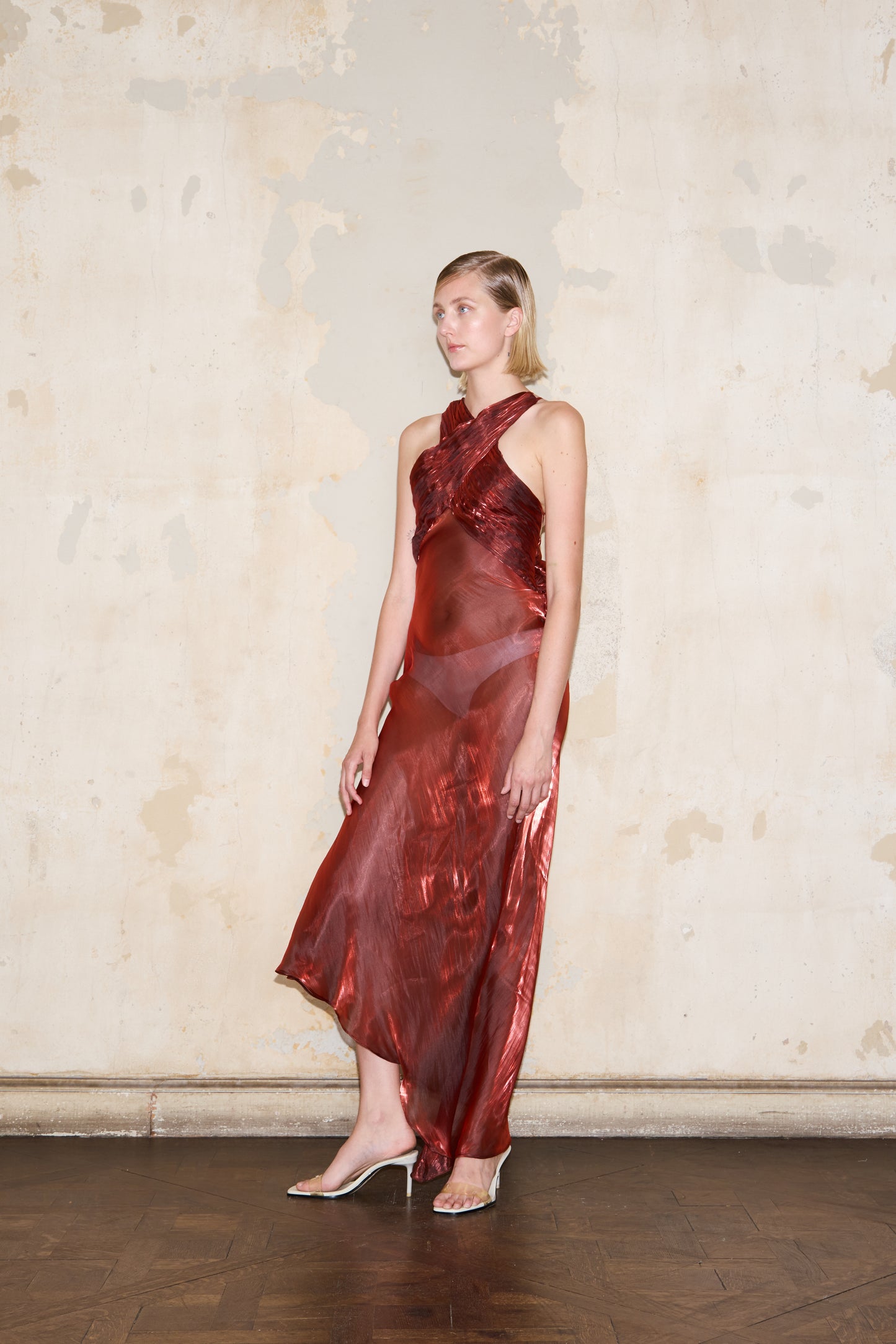 SEGUERS DRESS BORDEAUX