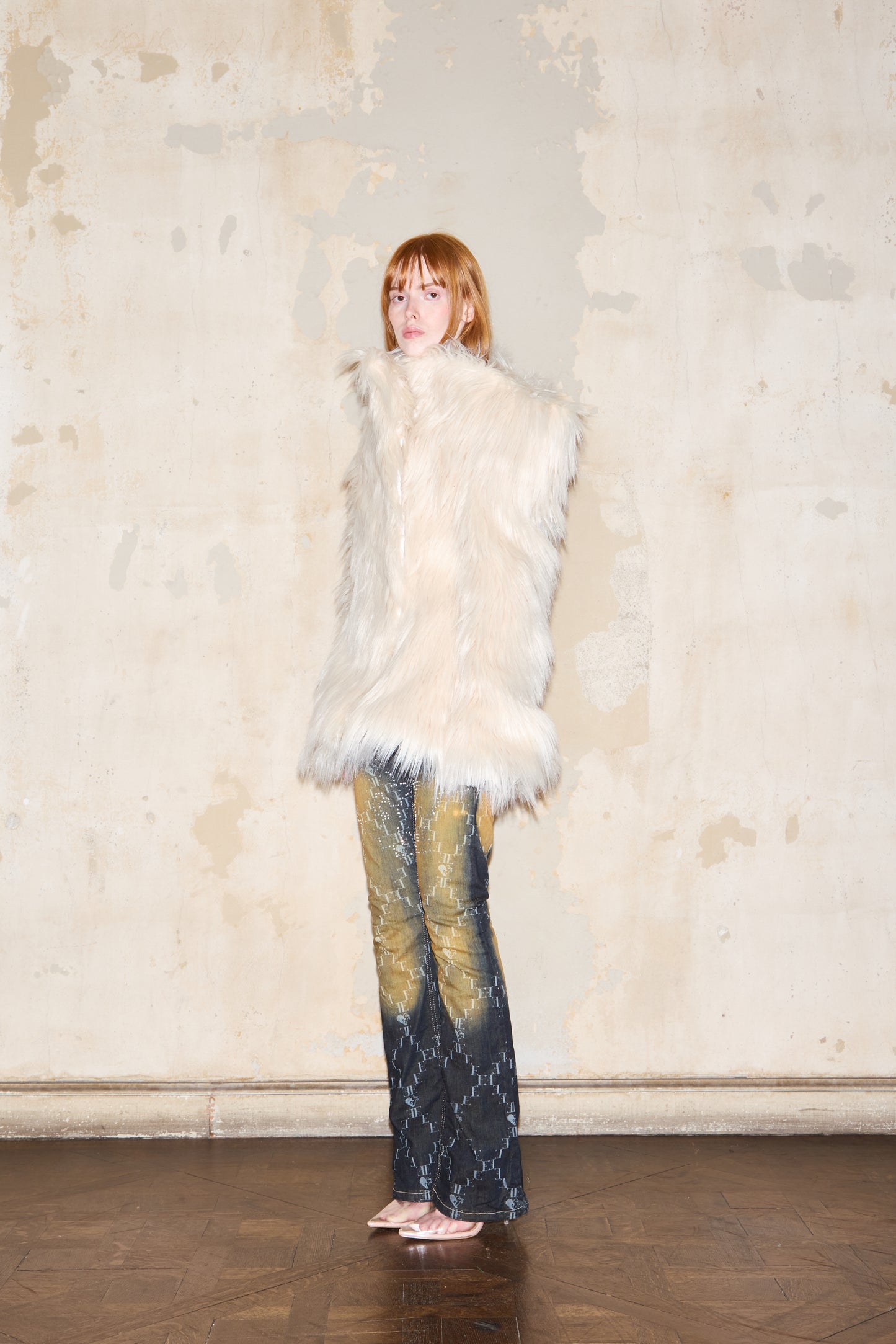 VOLTA COAT DE PIEL OFF WHITE - 𝙘𝙪𝙨𝙩𝙤𝙢 𝙢𝙖𝙙𝙚