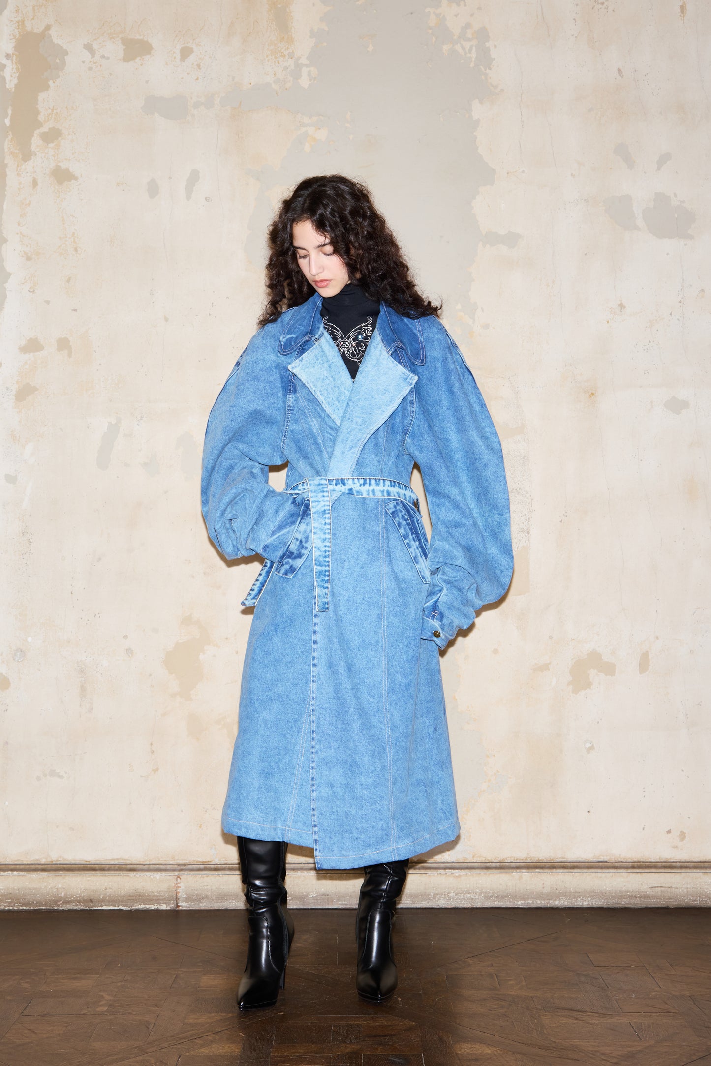 TRENCH TEMPLE DENIM *PRE ORDER*