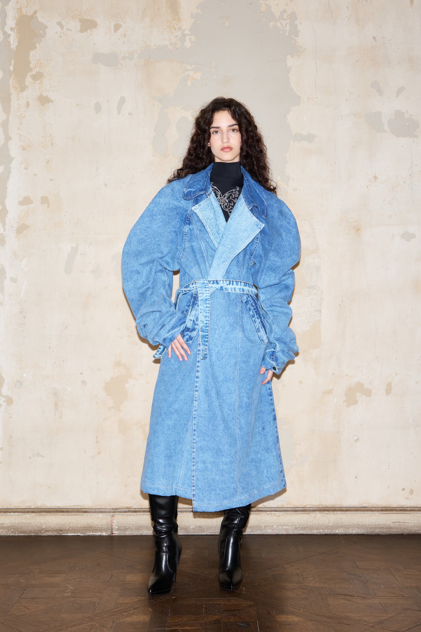 TRENCH TEMPLE DENIM *PRE ORDER*