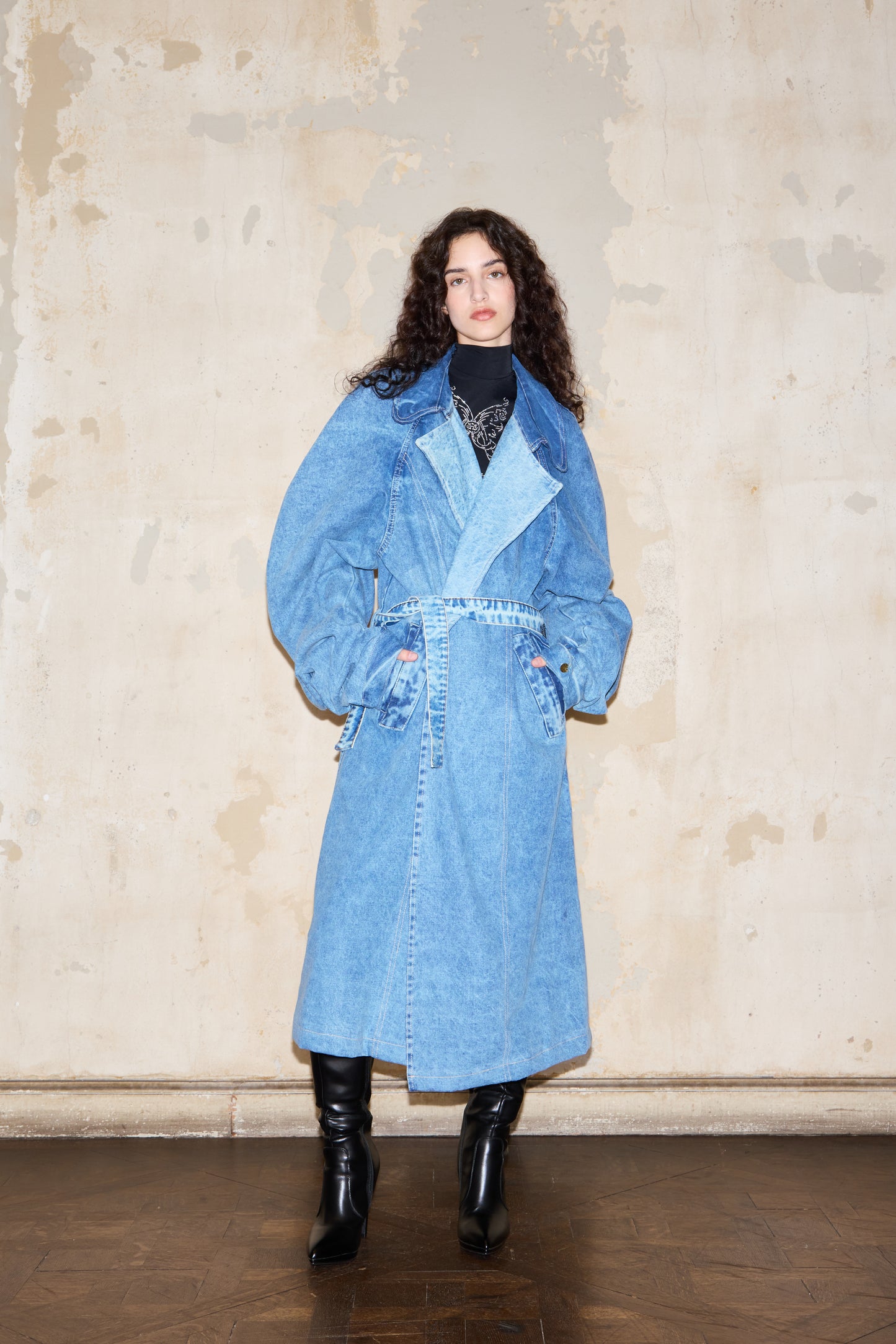 TRENCH TEMPLE DENIM *PRE ORDER*