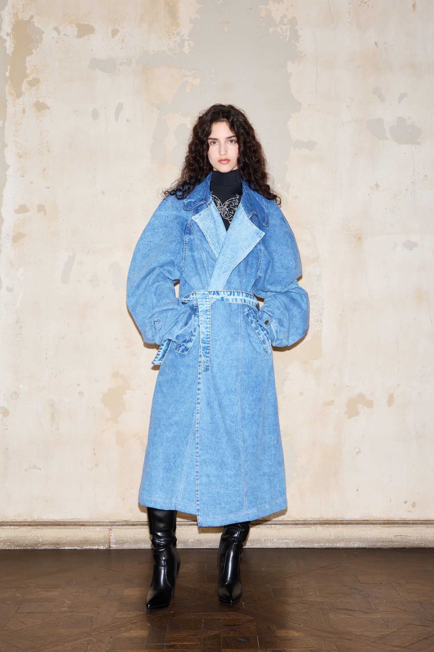 TRENCH TEMPLE DENIM *PRE ORDER*