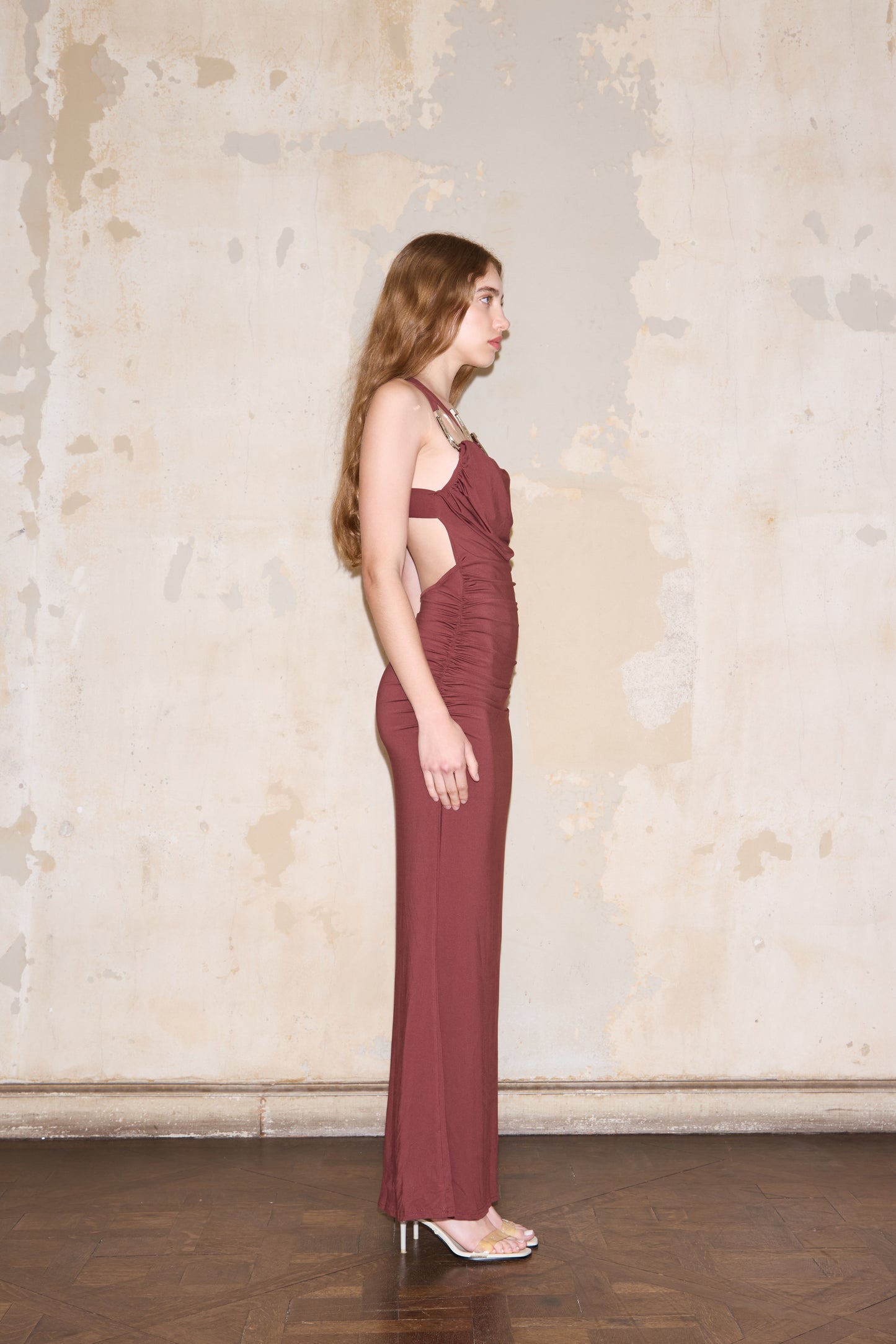 IBERA DRESS CHOCOLATE