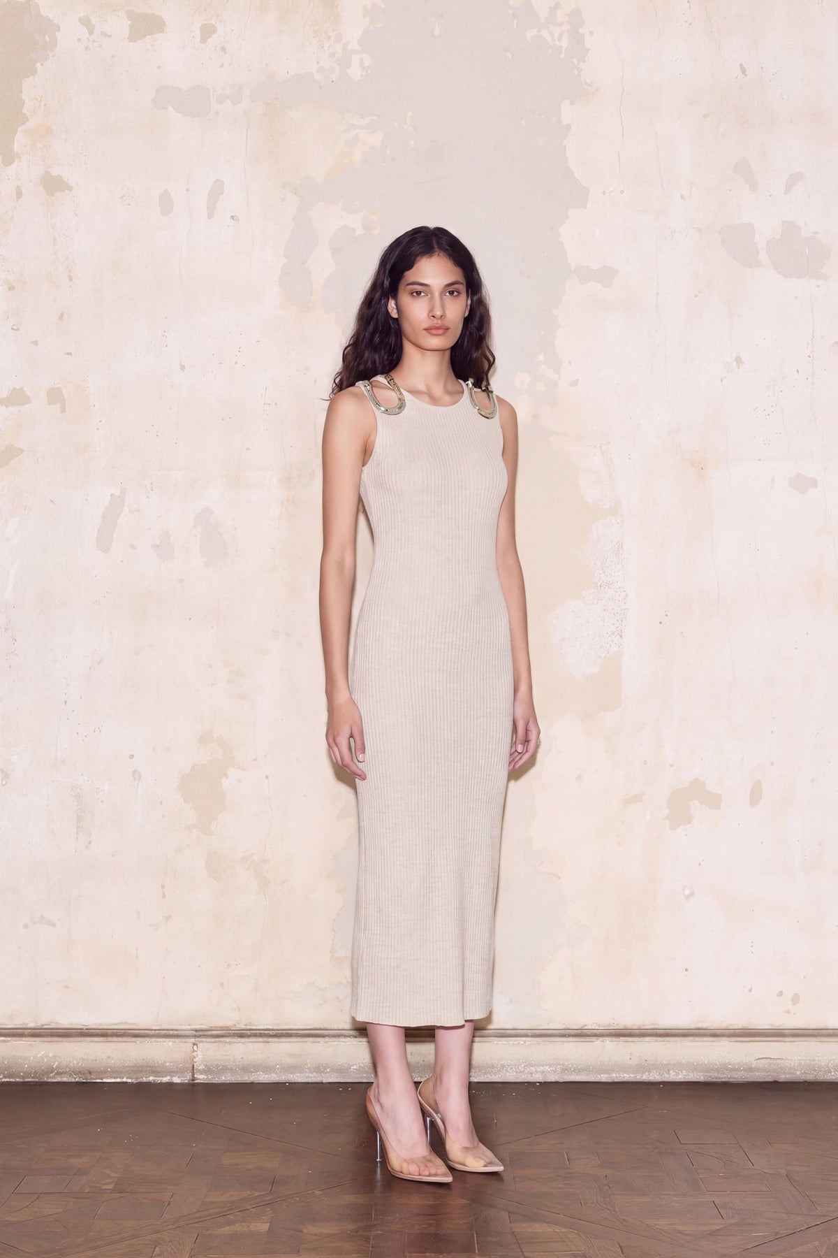 TERRERO DRESS BEIGE *PRE ORDER*