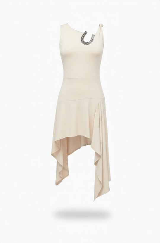 VALLEGRANDE DRESS OFF WHITE