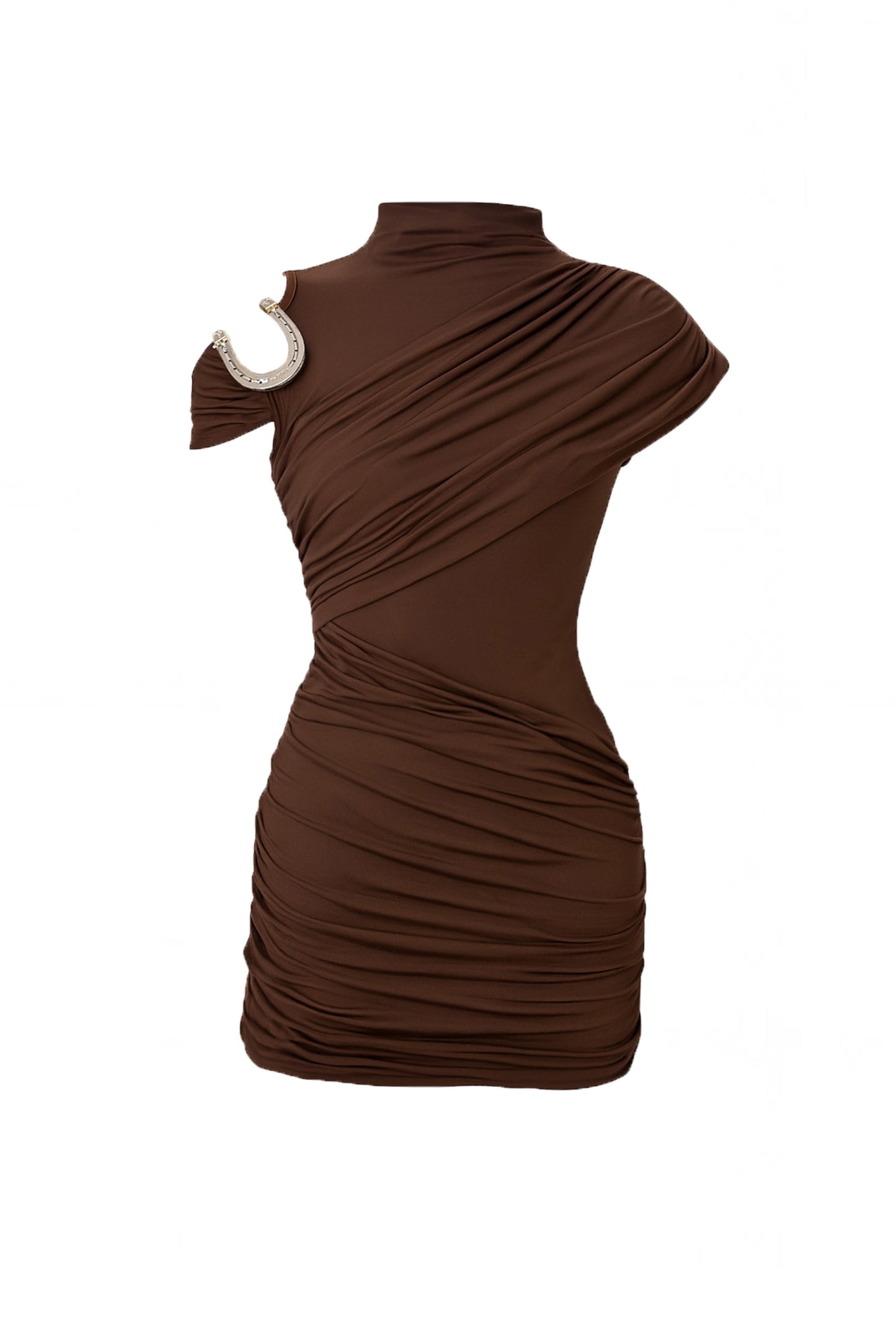 URQUIZA DRESS CHOCOLATE