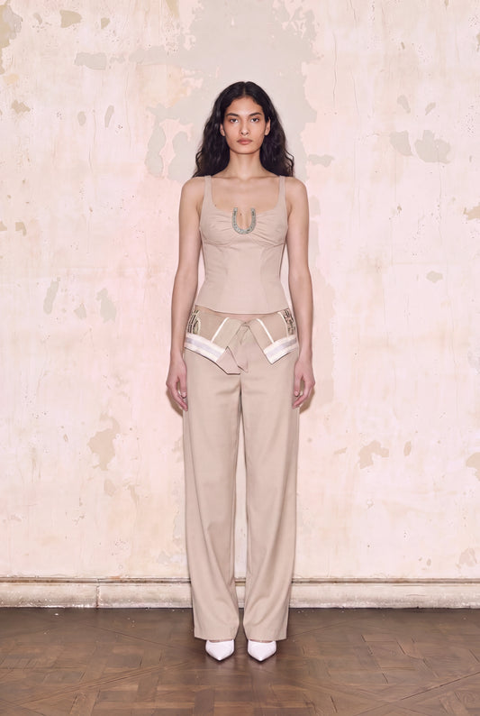 AZURDUY PANT CAMEL *PRE ORDER*