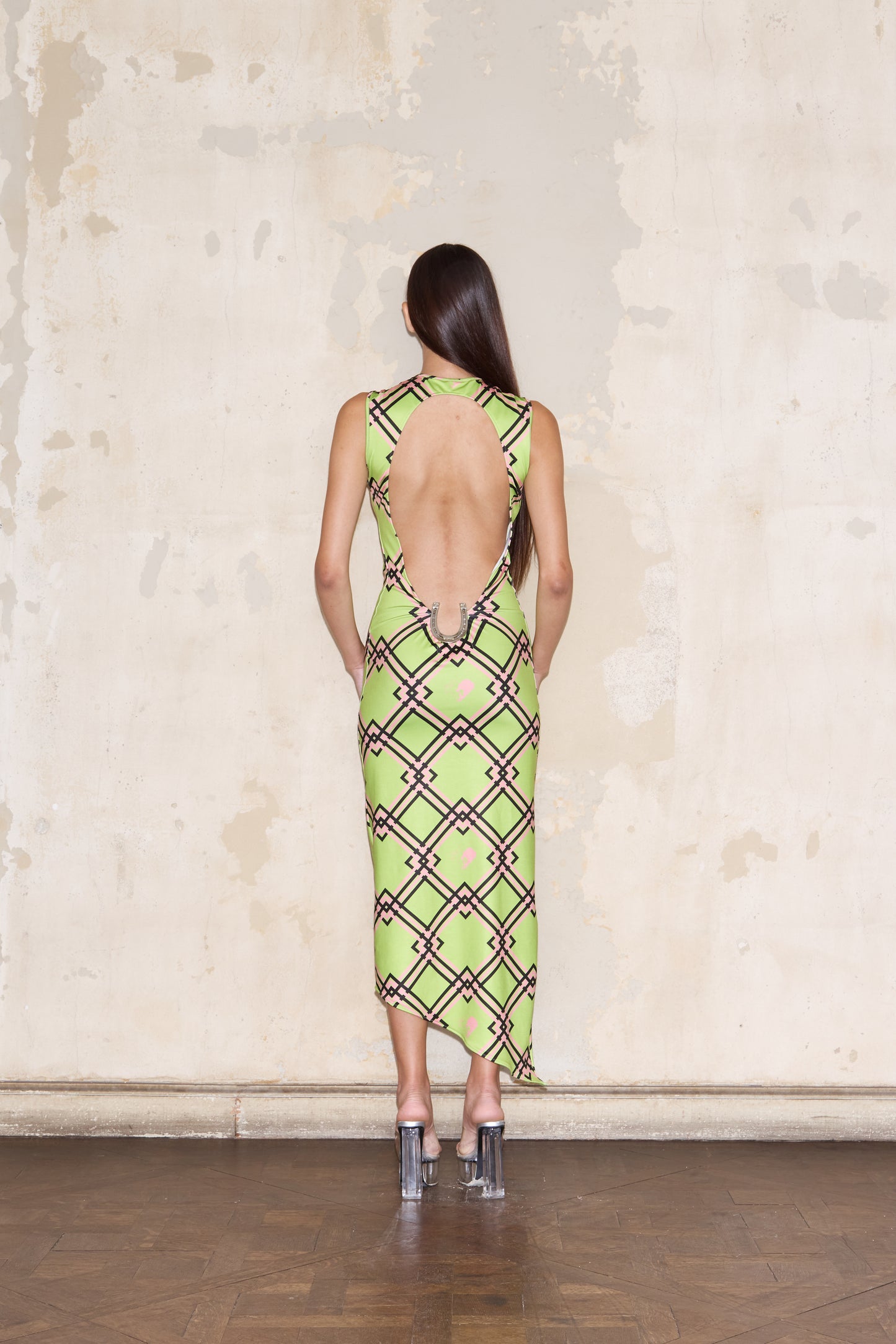 ROMULO DRESS PRINT VERDE