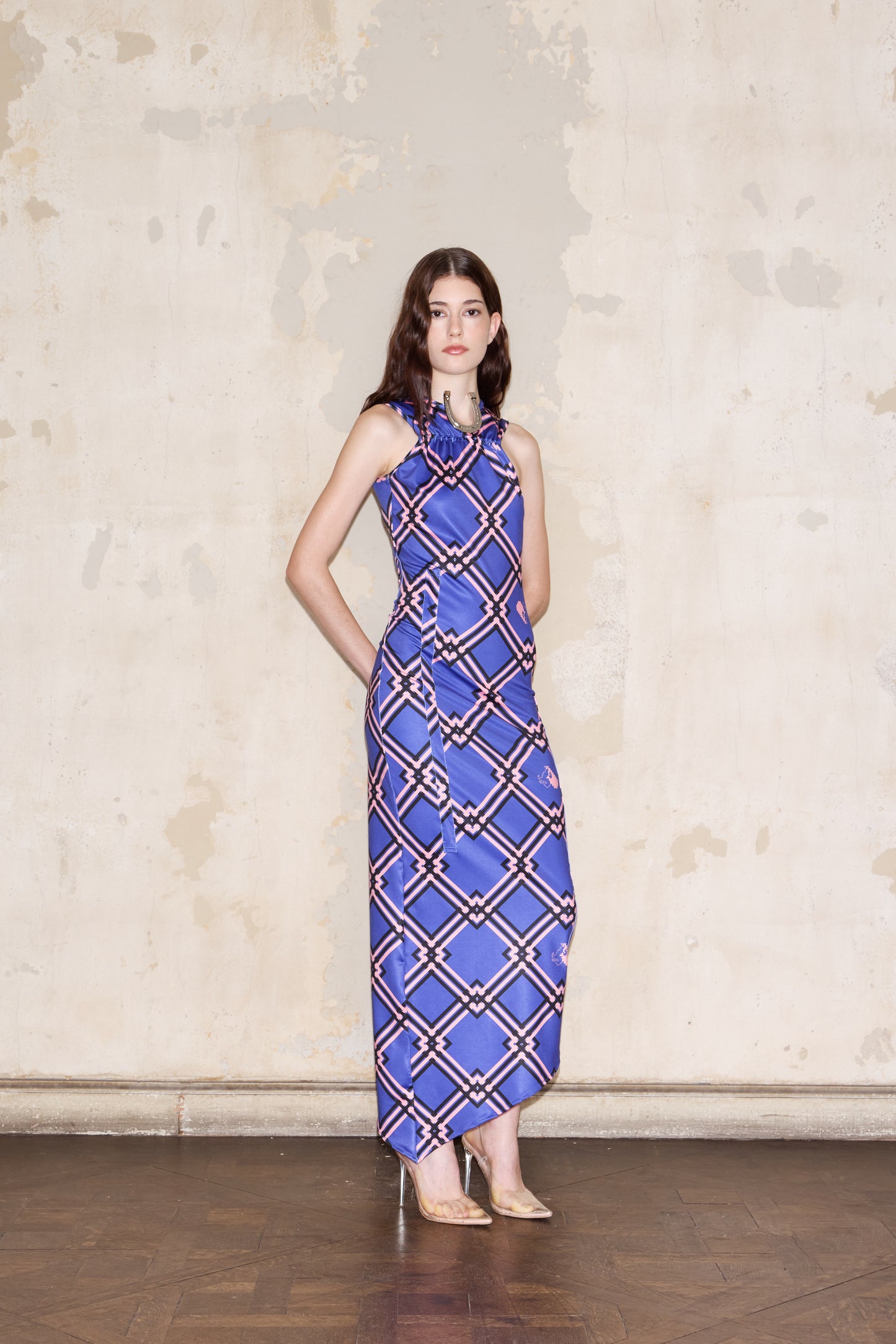 ROMULO DRESS PRINT AZUL