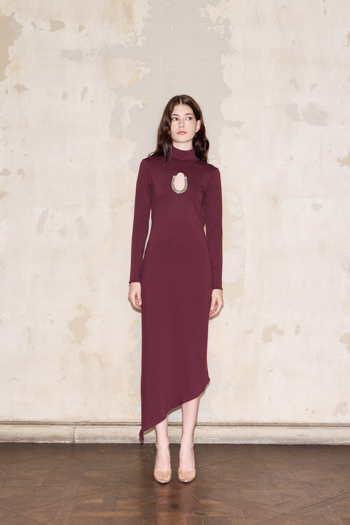 VENTO DRESS BORDEAUX