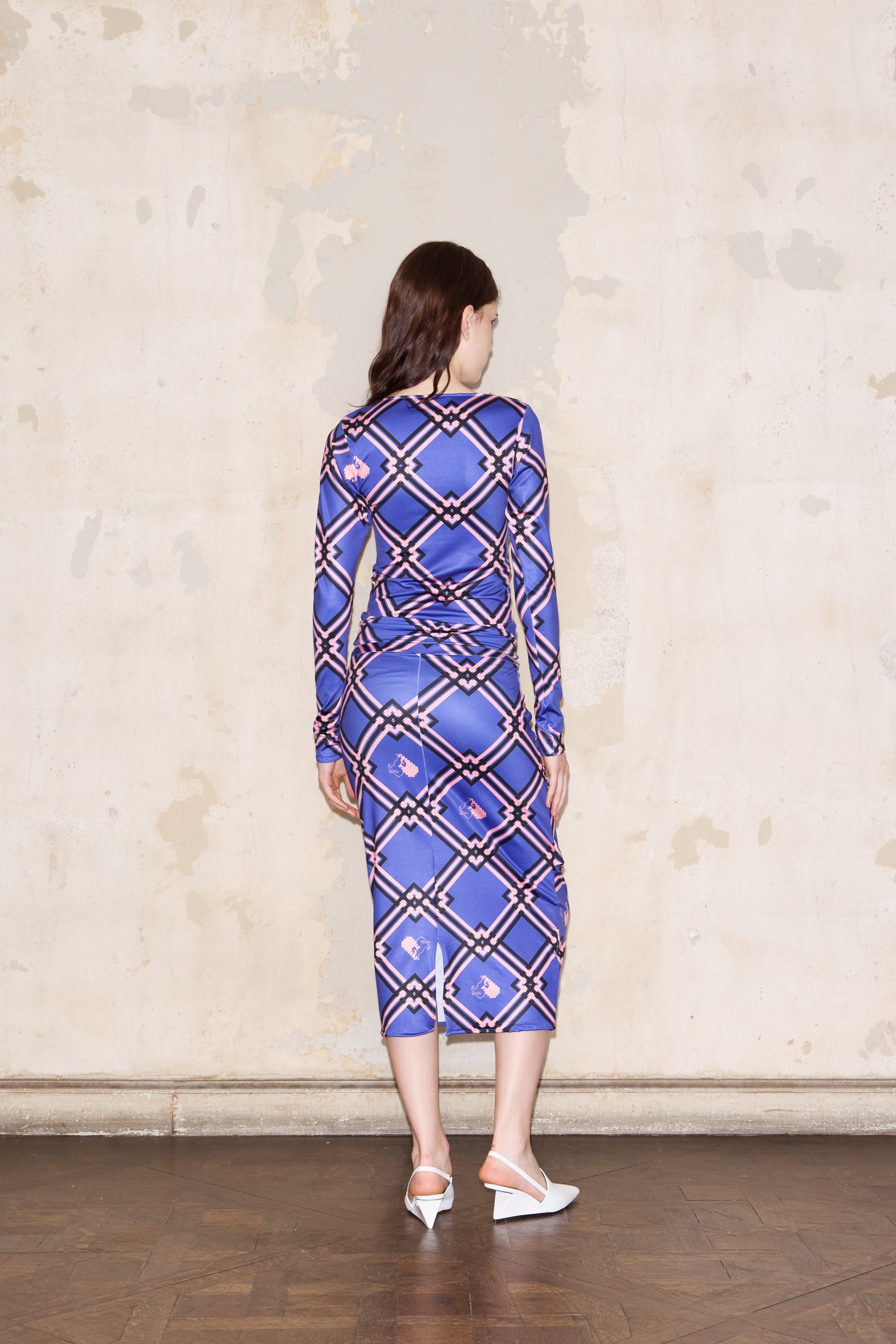 HELGUERA SKIRT PRINT AZUL
