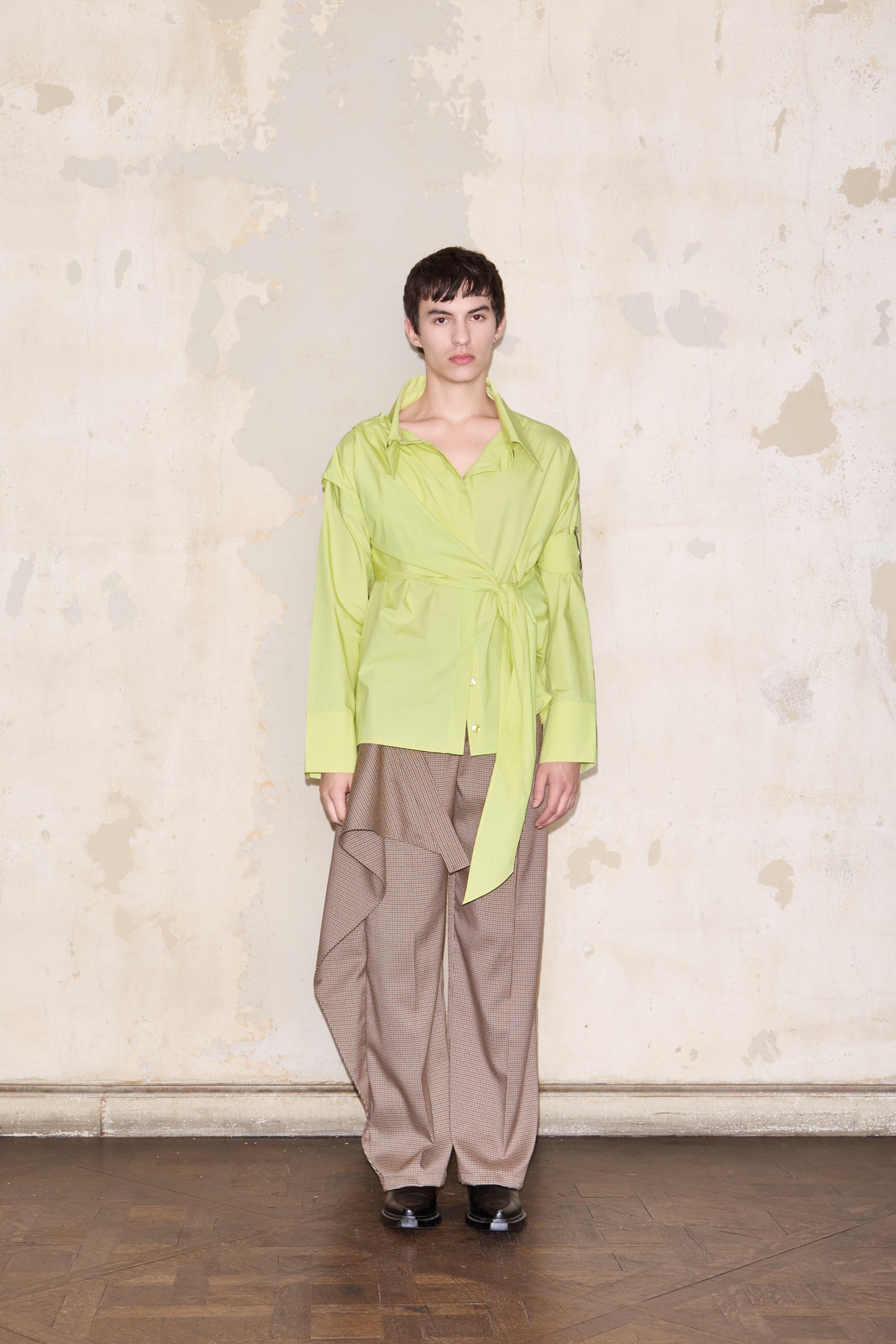 BENCICH BLOUSE POPLIN VERDE