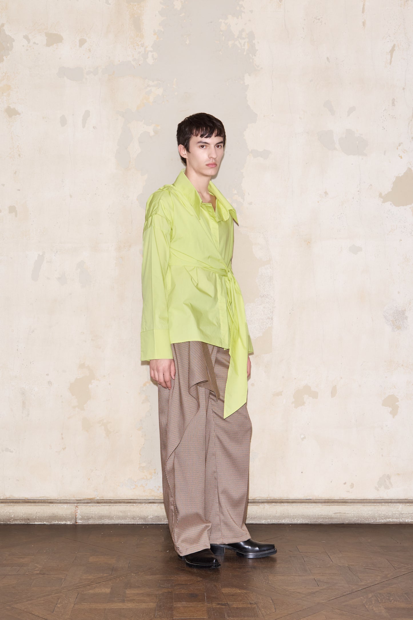 BENCICH BLOUSE POPLIN VERDE