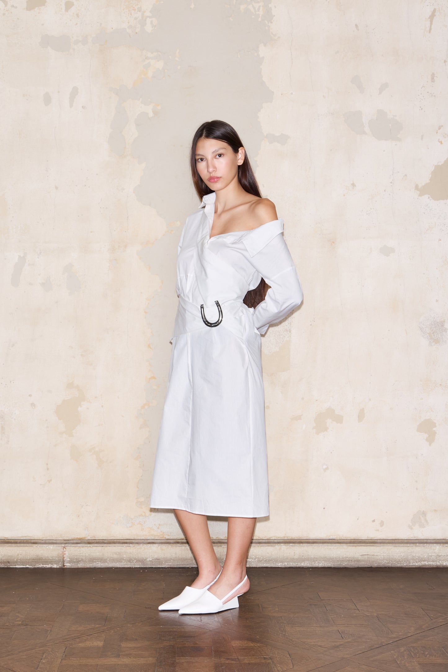 CAMISERO DRESS CRUDO