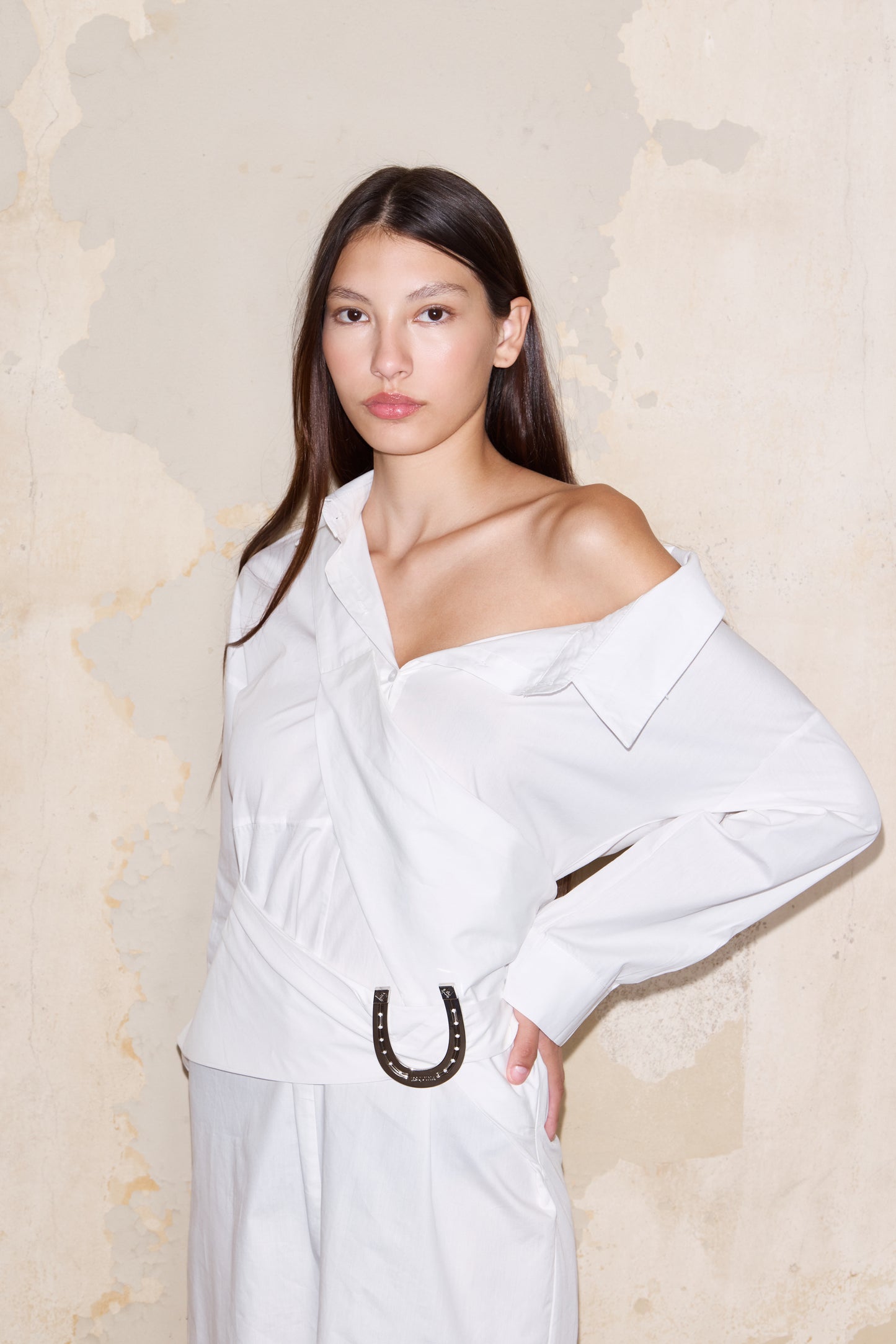 CAMISERO DRESS CRUDO