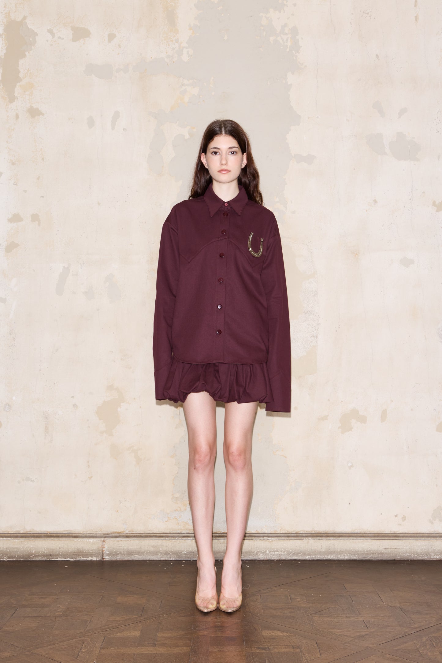 CESPEDES BLOUSE BORDEAUX