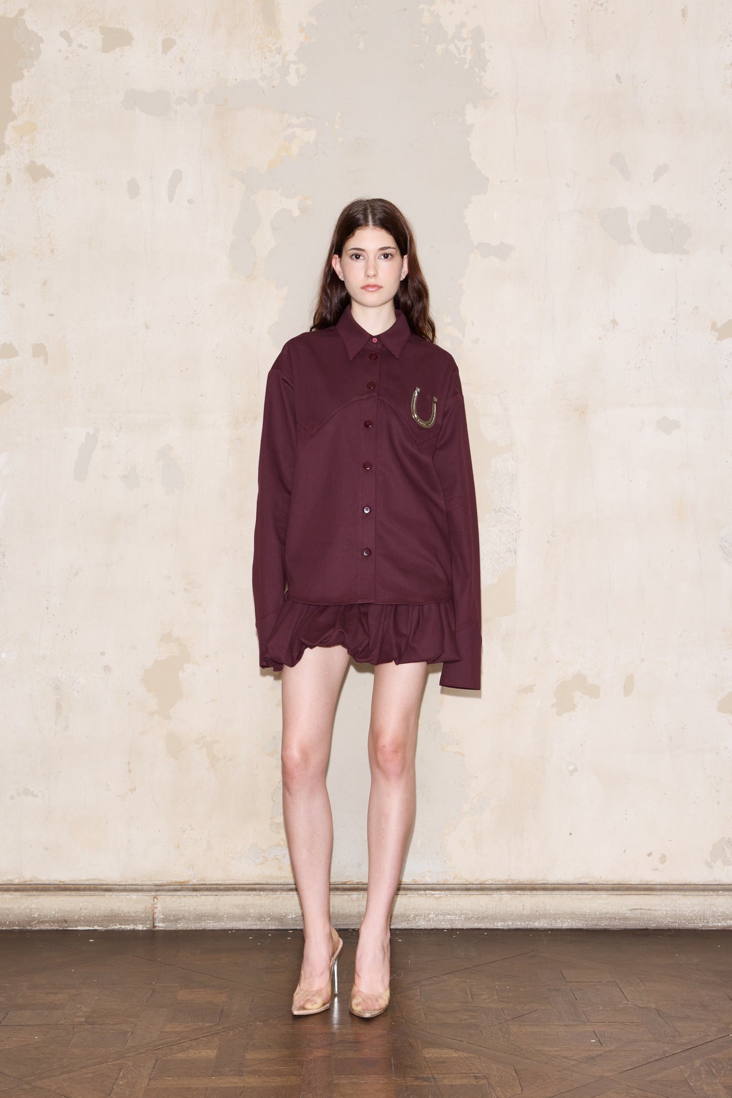 CESPEDES BLOUSE BORDEAUX