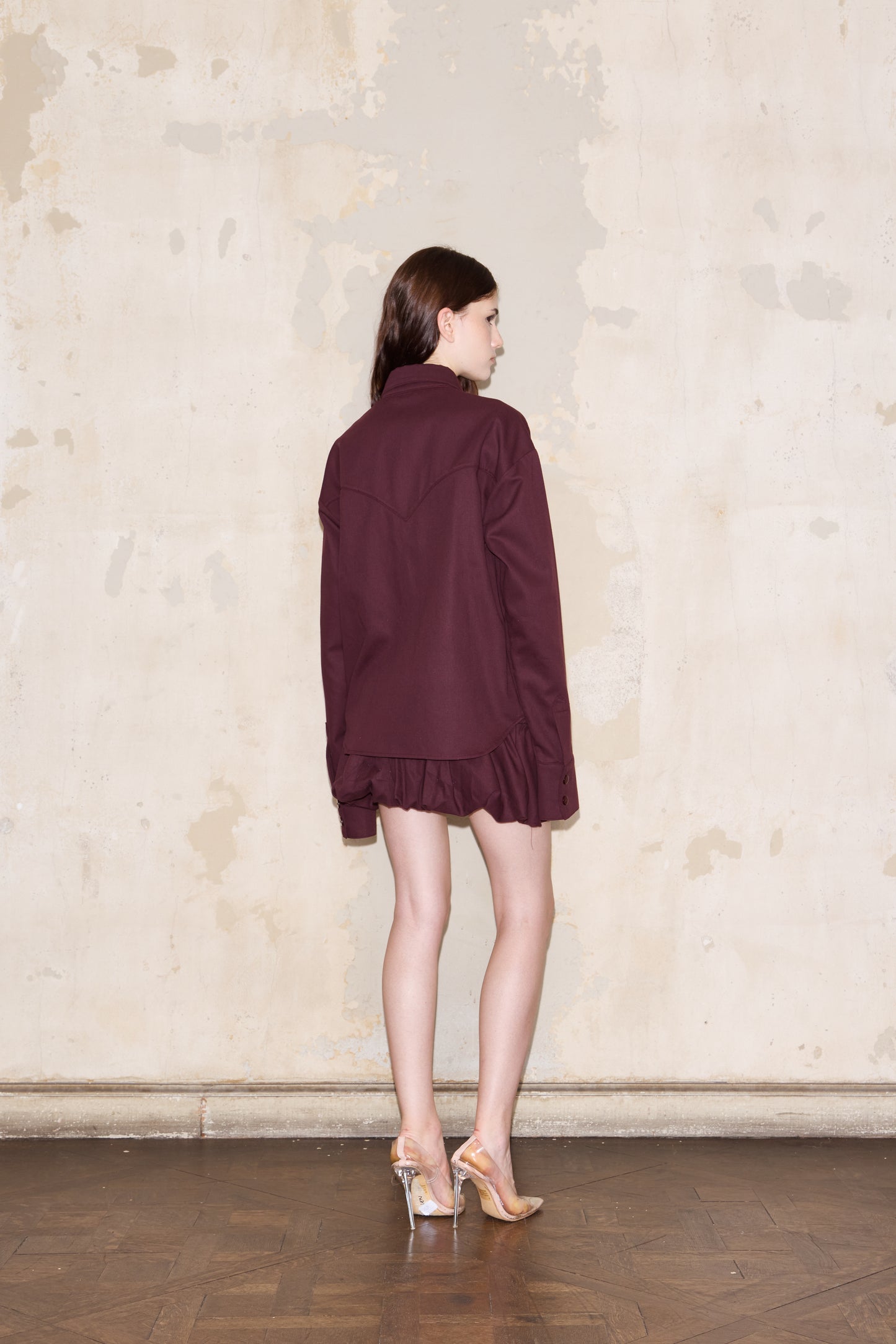CESPEDES BLOUSE BORDEAUX