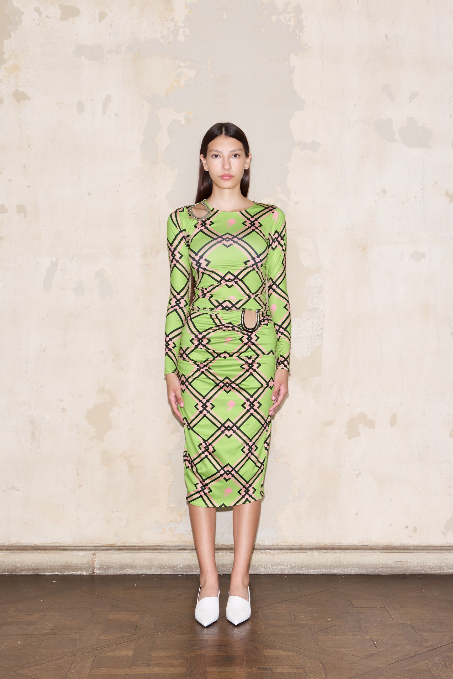 HELGUERA SKIRT PRINT VERDE