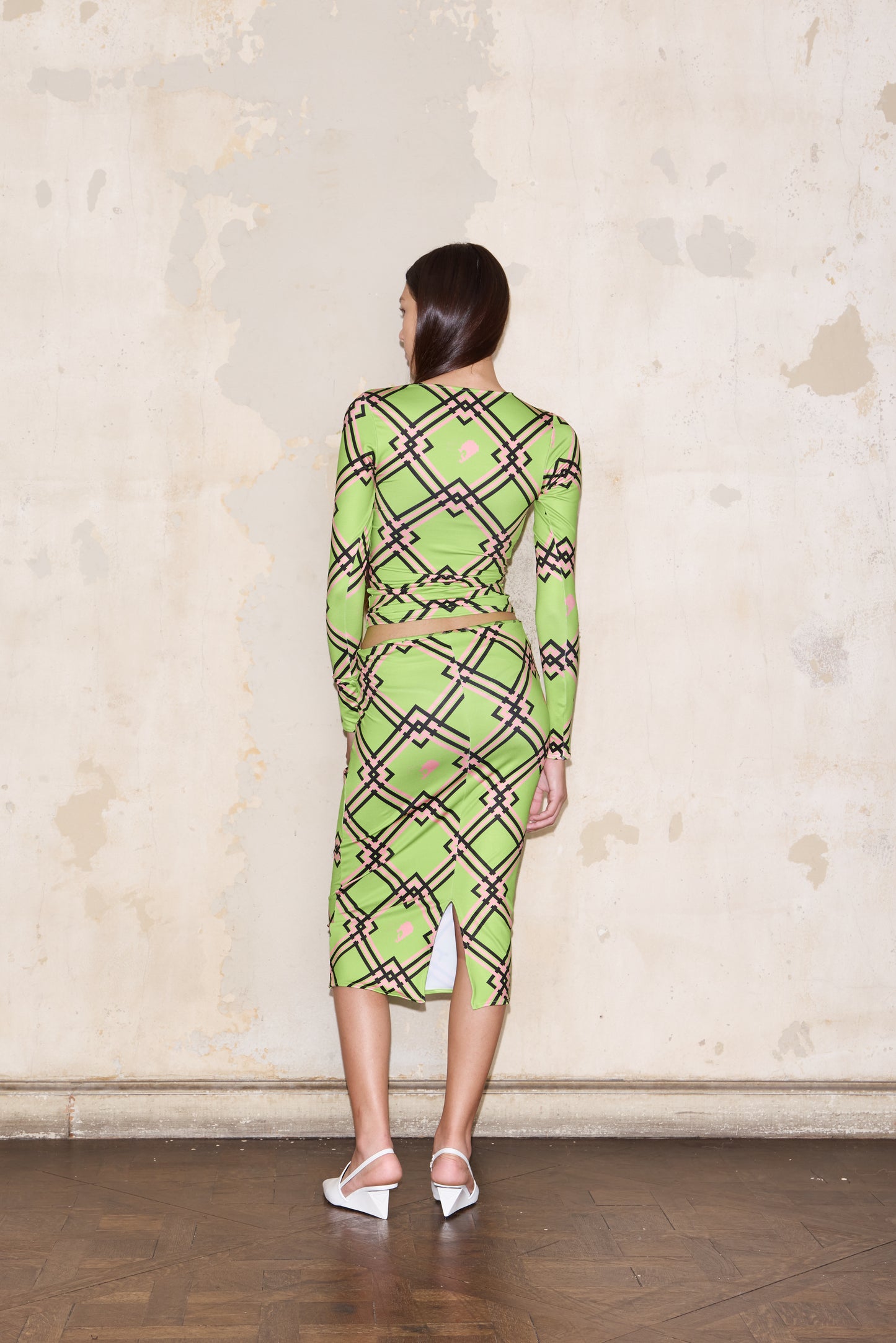 TOSCANA T-SHIRT PRINT VERDE