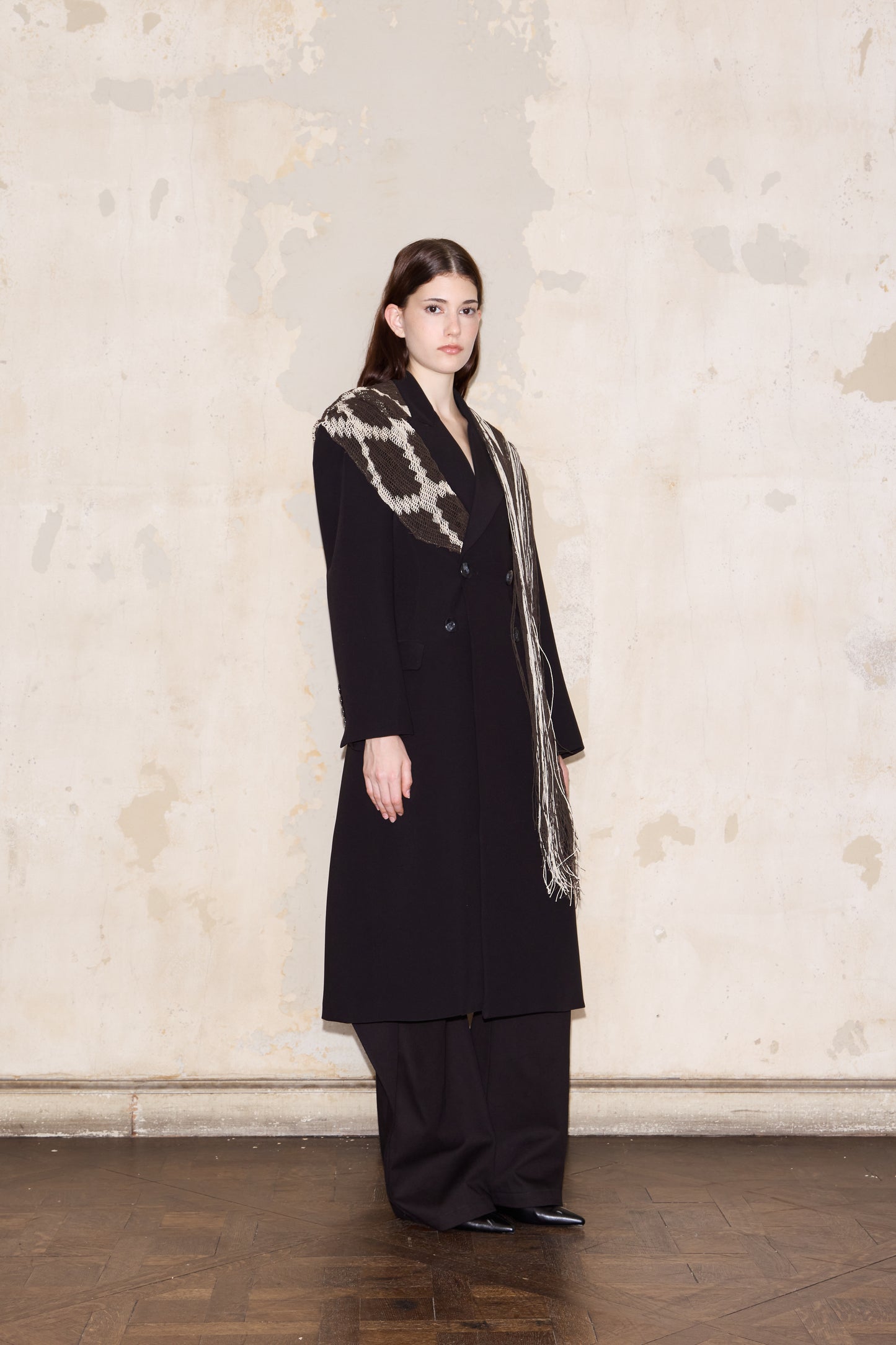 PELTIER COAT NEGRO - 𝙝𝙚𝙘𝙝𝙤 𝙖 𝙥𝙚𝙙𝙞𝙙𝙤