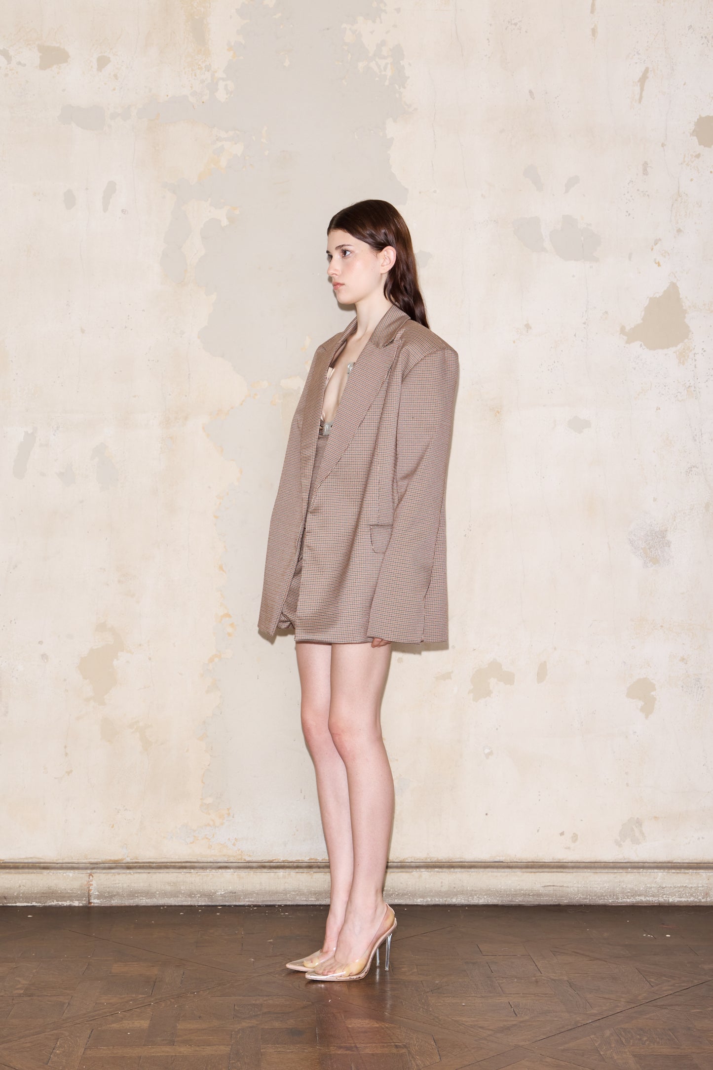 FLORIDA SKIRT PRINCIPE DE GALES BEIGE