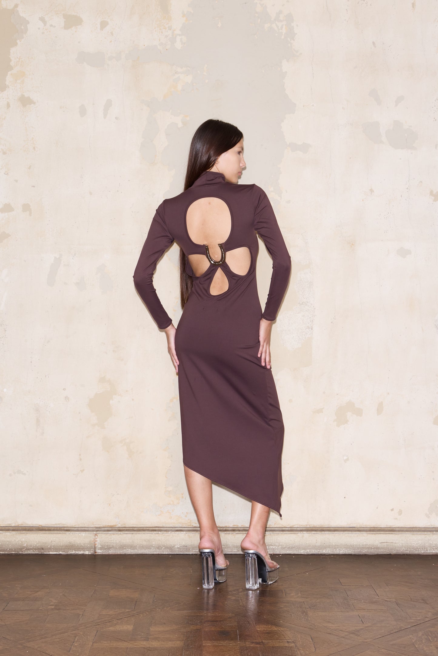 VENTO DRESS CHOCOLATE