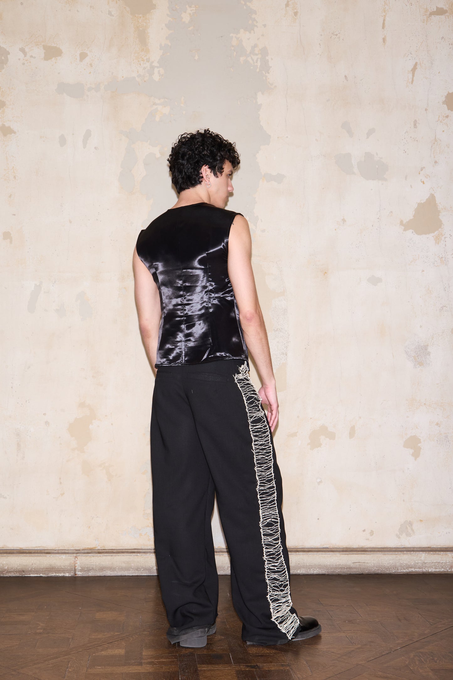 CERRITO BLOUSE NEGRA SATIN