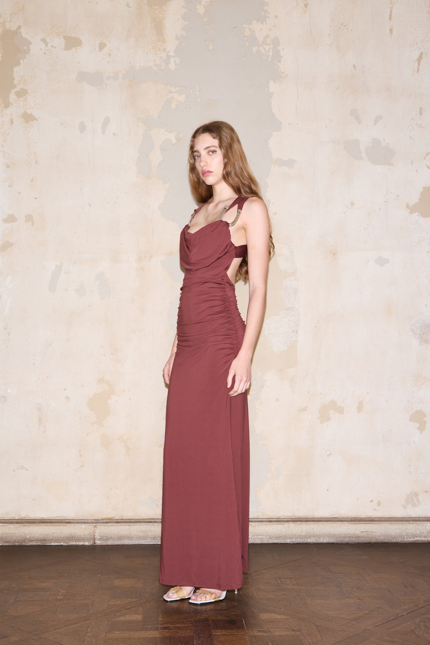 IBERA DRESS CHOCOLATE