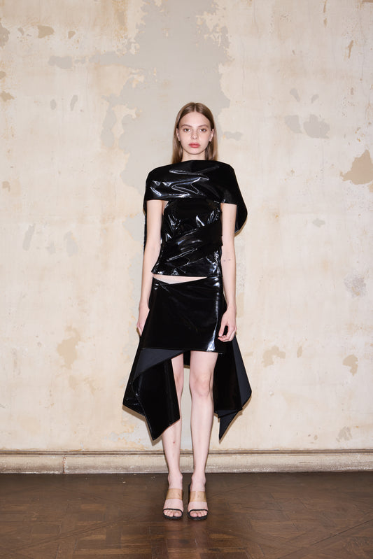 BUENOS AIRES BLOUSE NEGRA SATIN - 𝙝𝙚𝙘𝙝𝙤 𝙖 𝙥𝙚𝙙𝙞𝙙𝙤