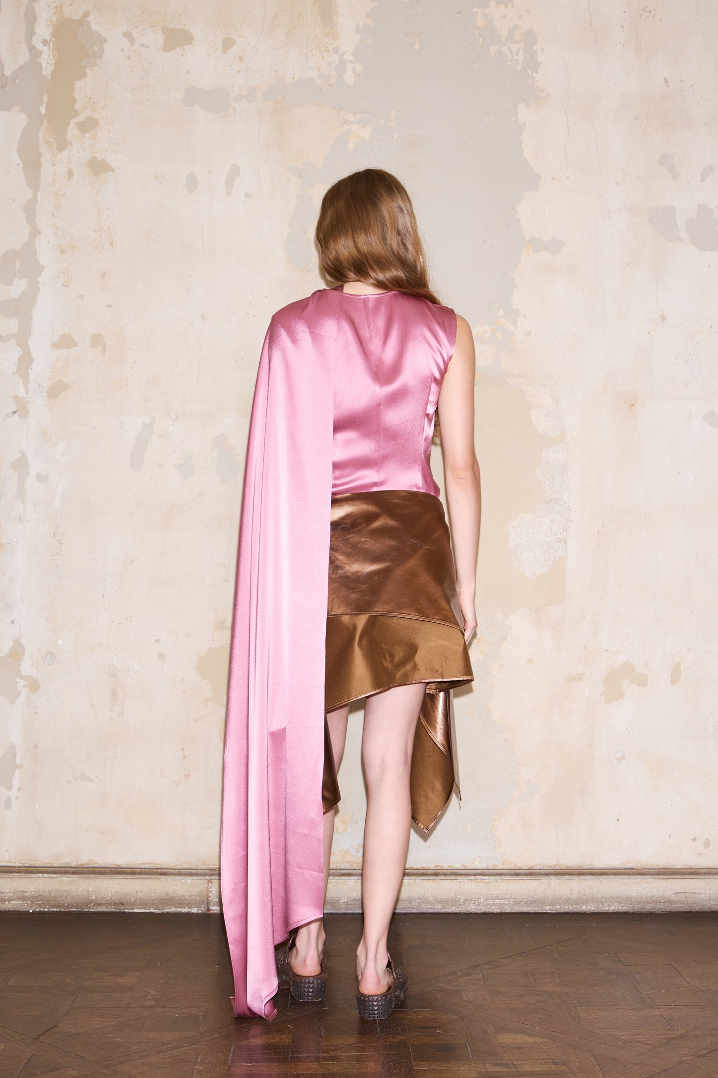 CERRITO BLOUSE ROSA SATIN