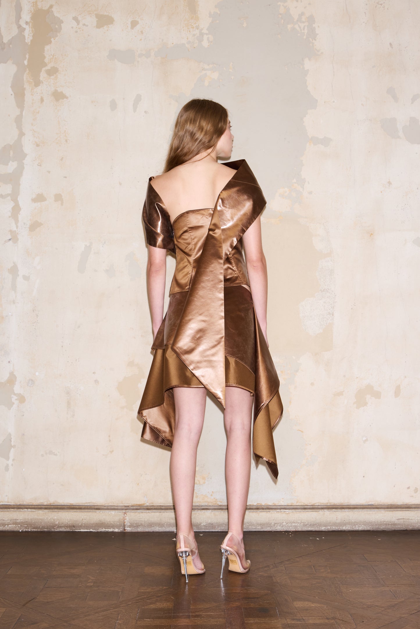 FINOCHIETTO SKIRT MARRON CLARO - 𝙝𝙚𝙘𝙝𝙤 𝙖 𝙥𝙚𝙙𝙞𝙙𝙤