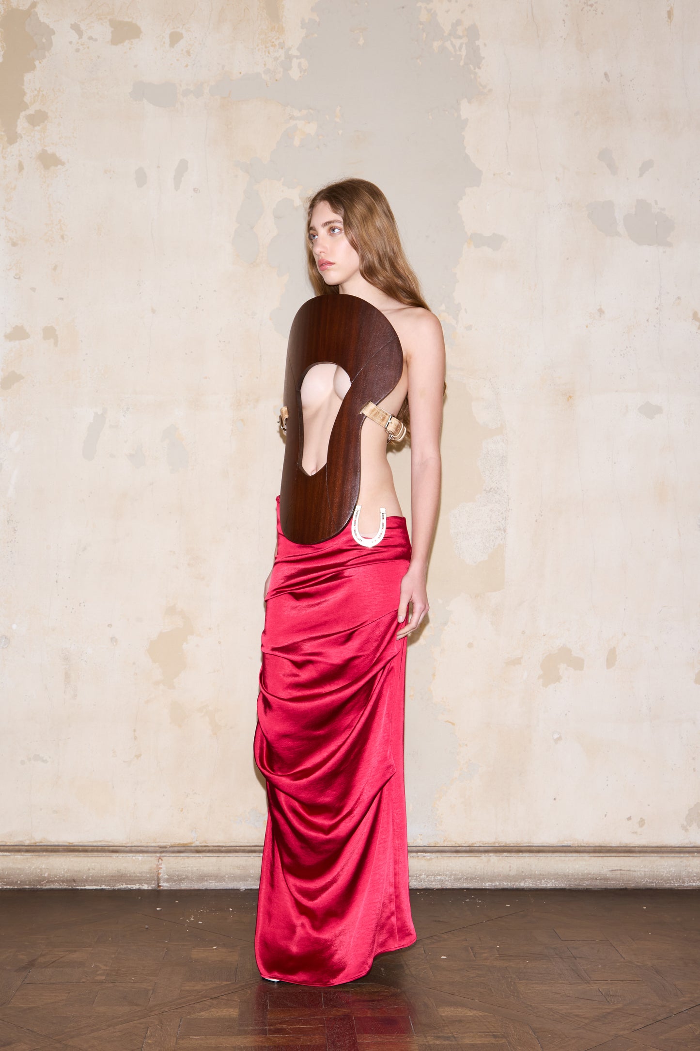 FAMATINA SKIRT BORDEAUX