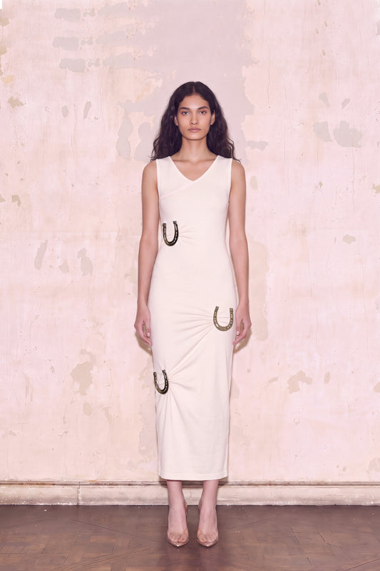 OFRENDA DRESS OFF WHITE *PRE ORDER*