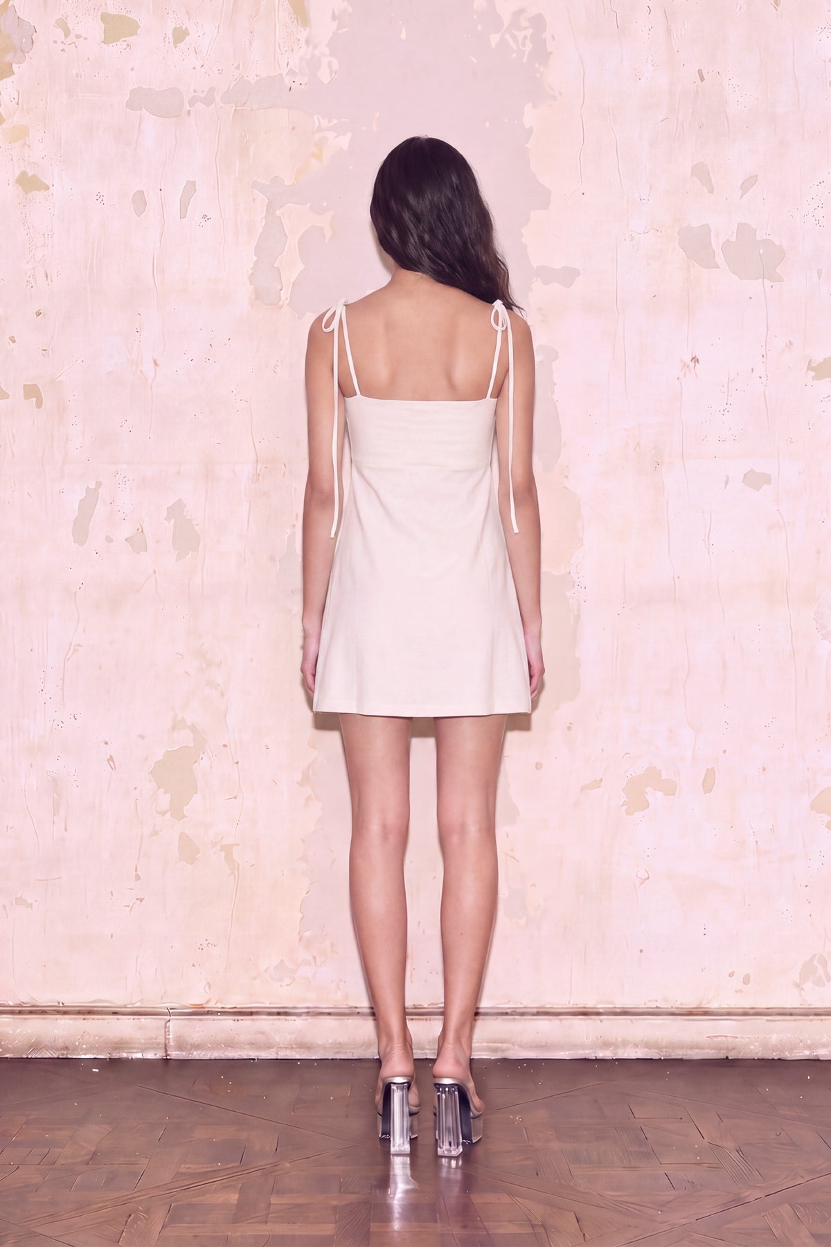 ESCOLTA DRESS OFF WHITE *PRE ORDER*