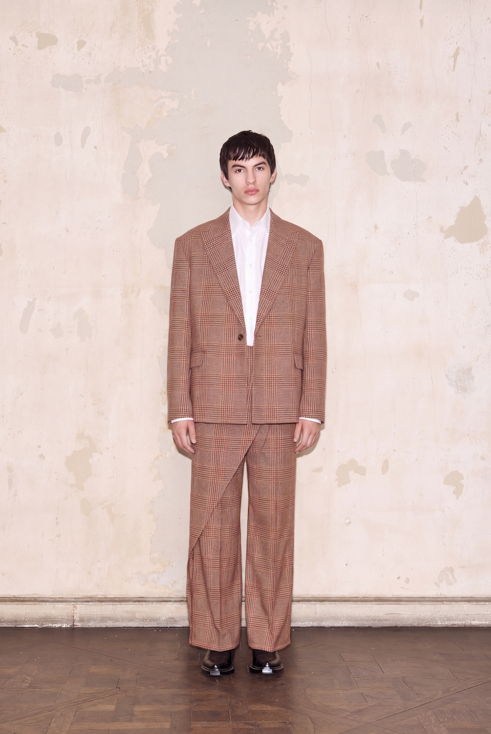 SIVORI BLAZER PRINCIPE DE GALES ROJO