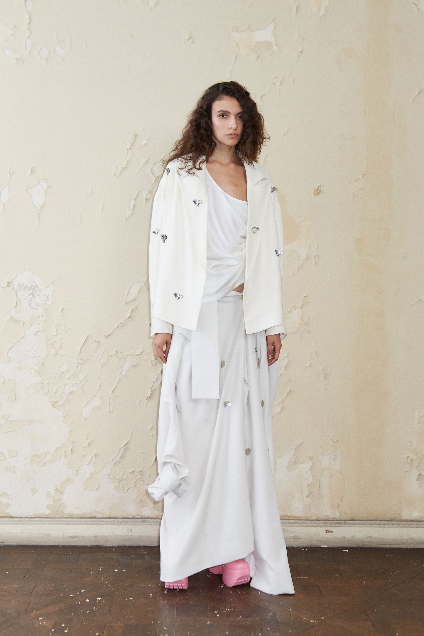 CASTEX COAT OFF WHITE