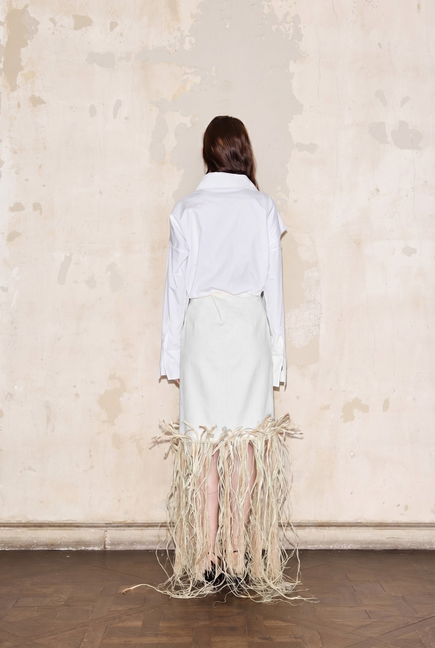 FERRE SKIRT OFF-WHITE - 𝙝𝙚𝙘𝙝𝙤 𝙖 𝙥𝙚𝙙𝙞𝙙𝙤