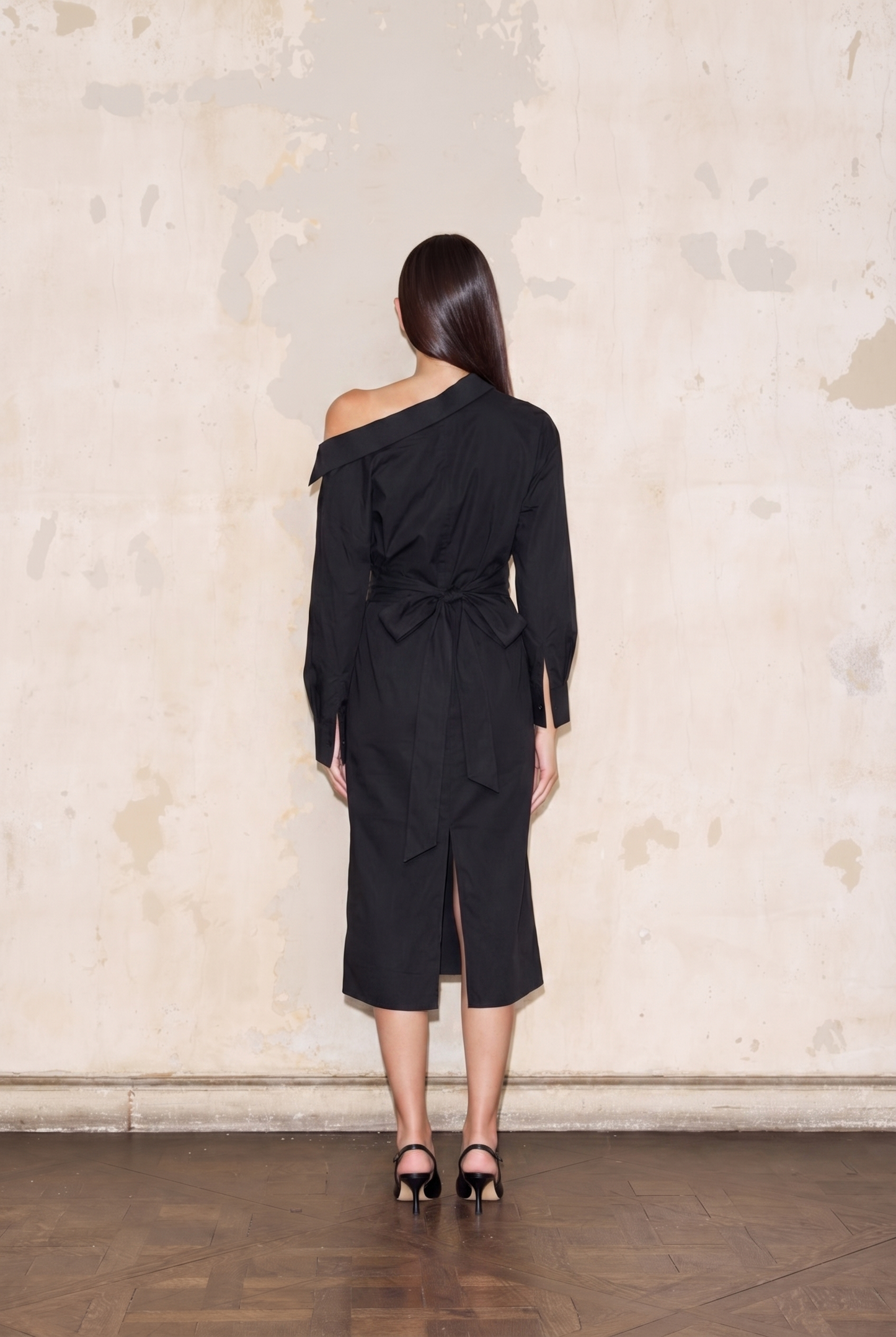 CAMISERO DRESS NEGRO