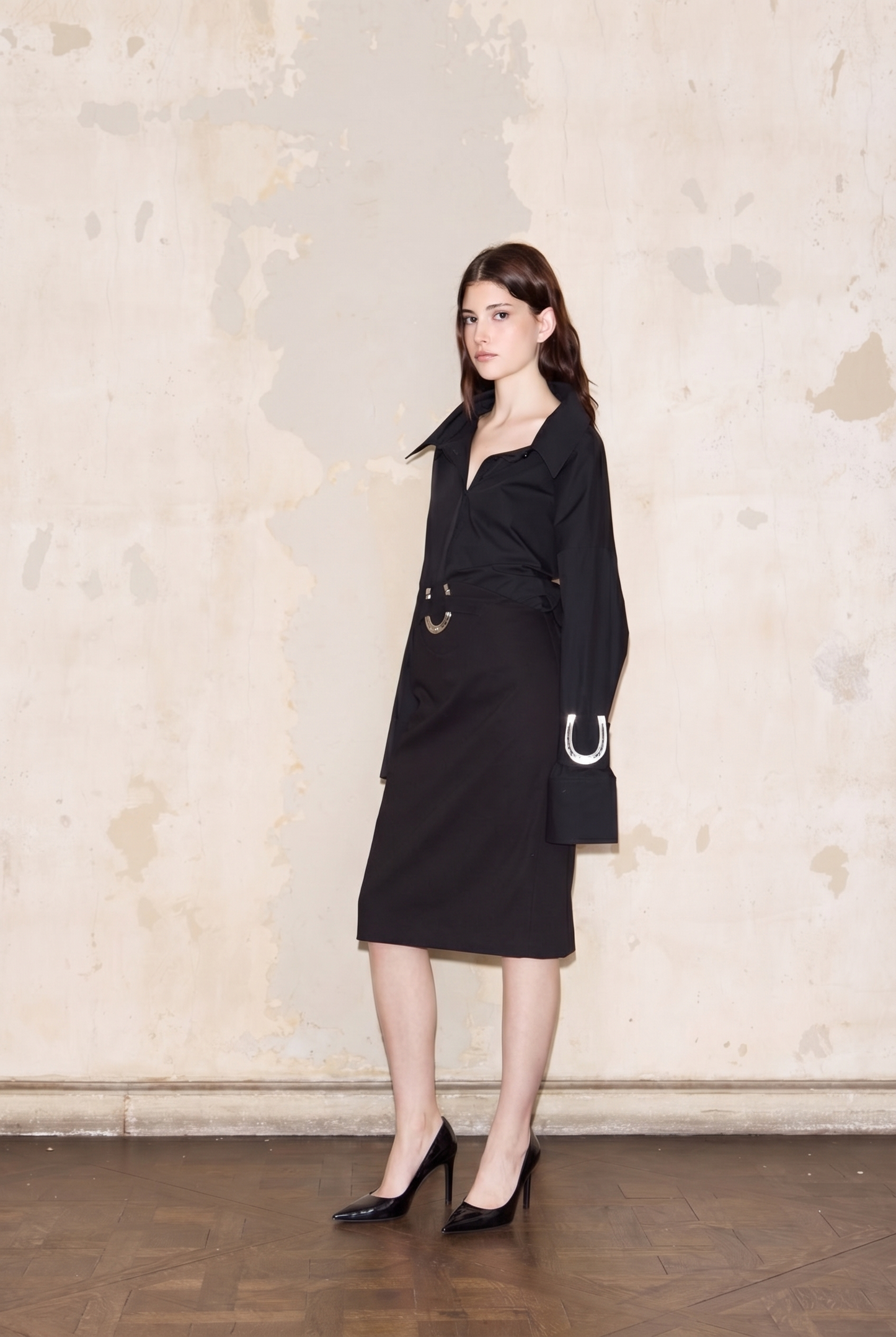 FERRE SKIRT NEGRA
