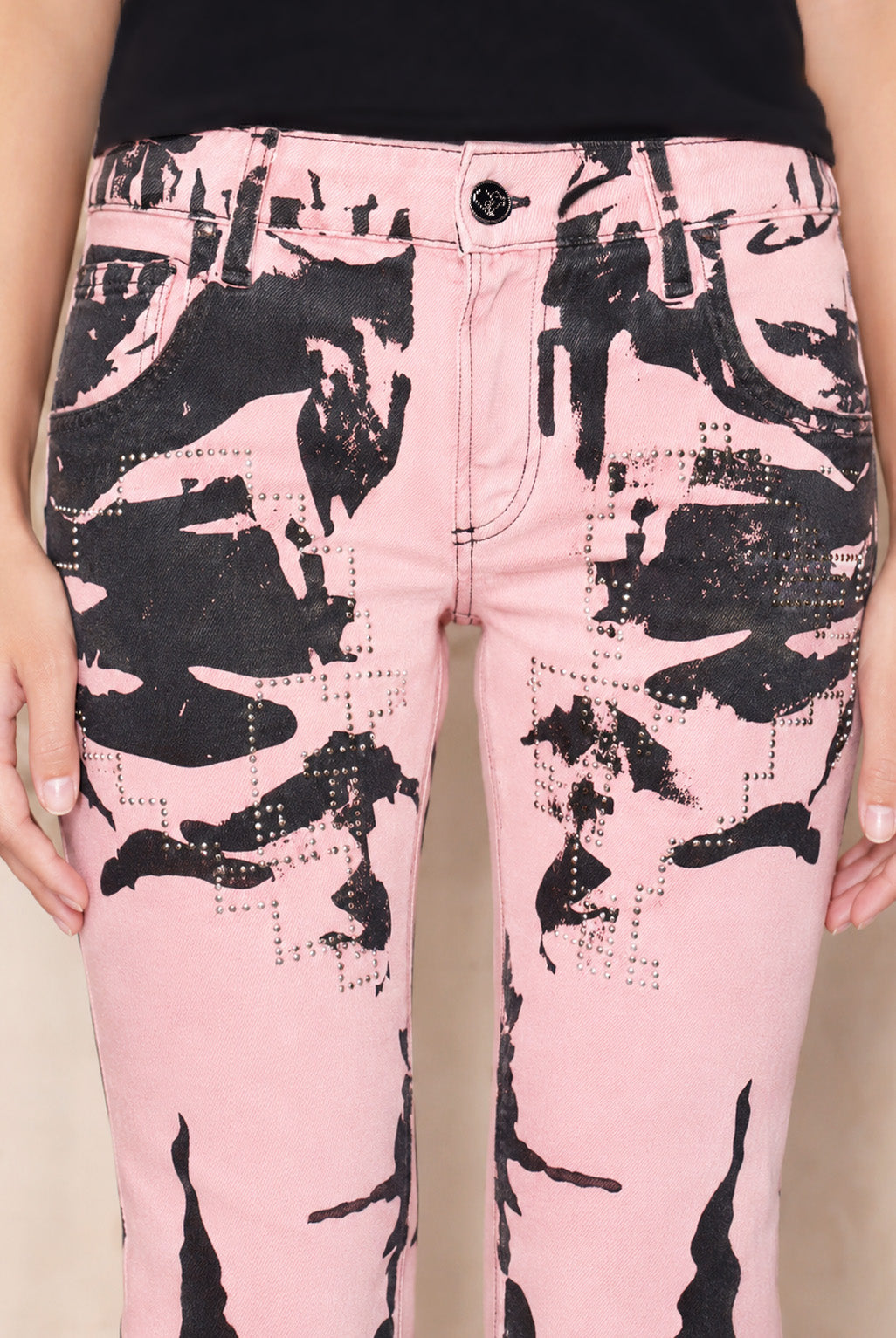 JUNCAL PANT DENIM ROSA