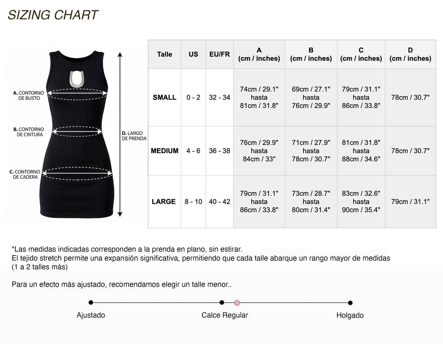 MUSTANG DRESS NEGRO