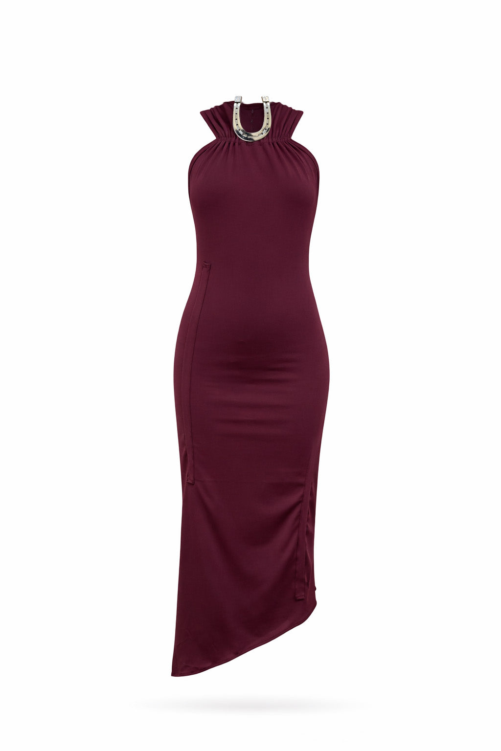 ROMULO DRESS BORDEAUX